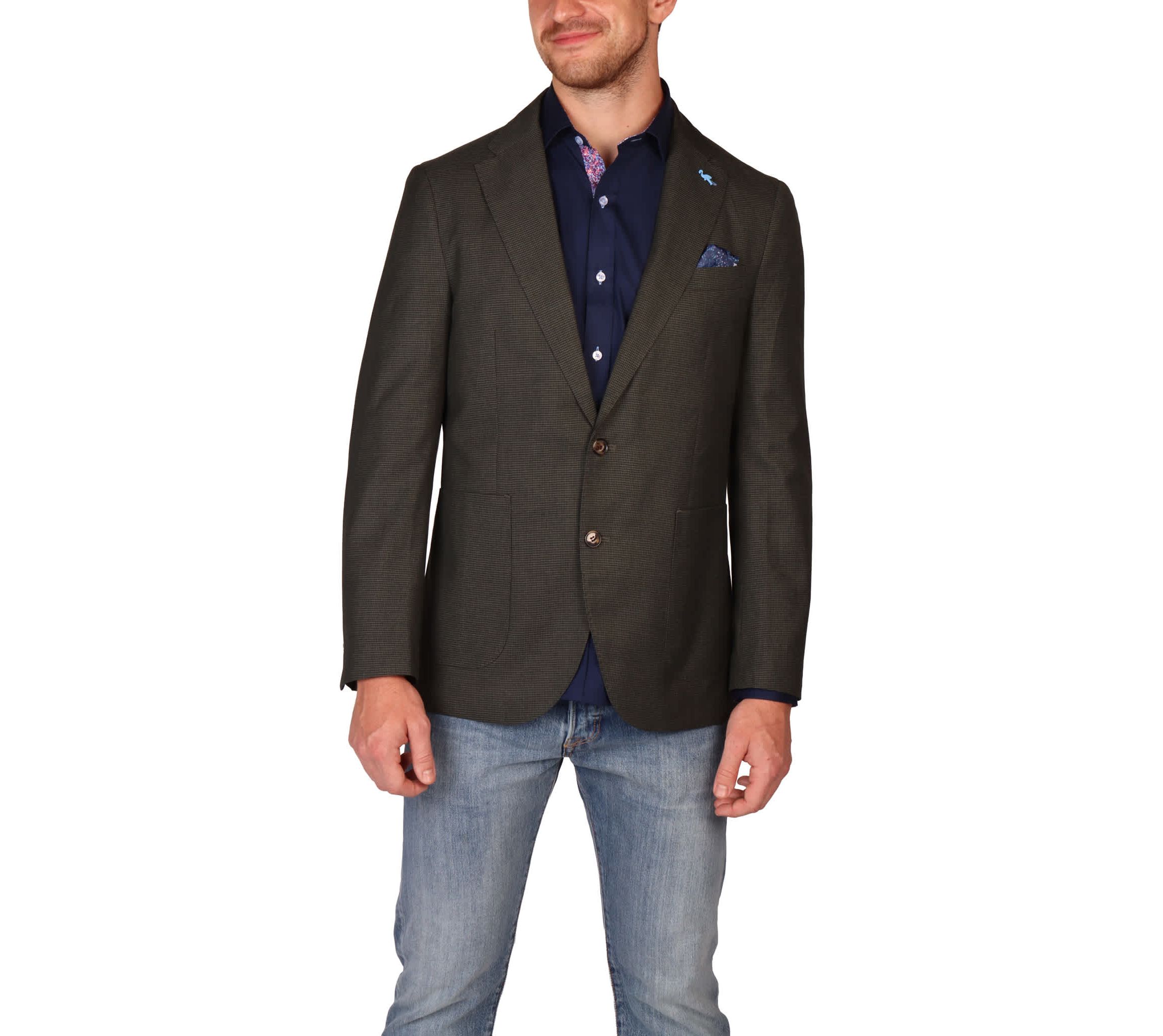 Micro Houndstooth Sportcoat