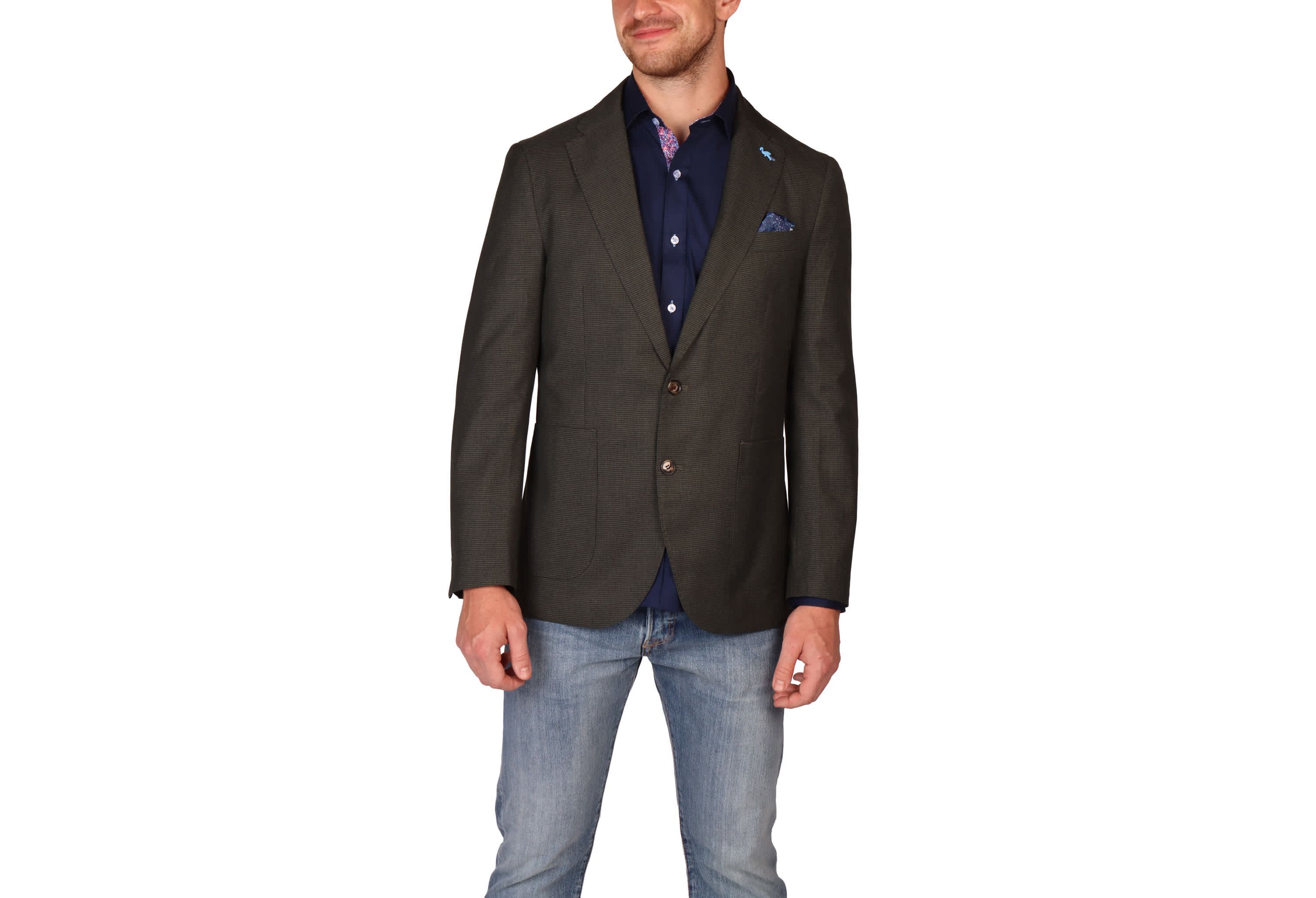 Micro Houndstooth Sportcoat