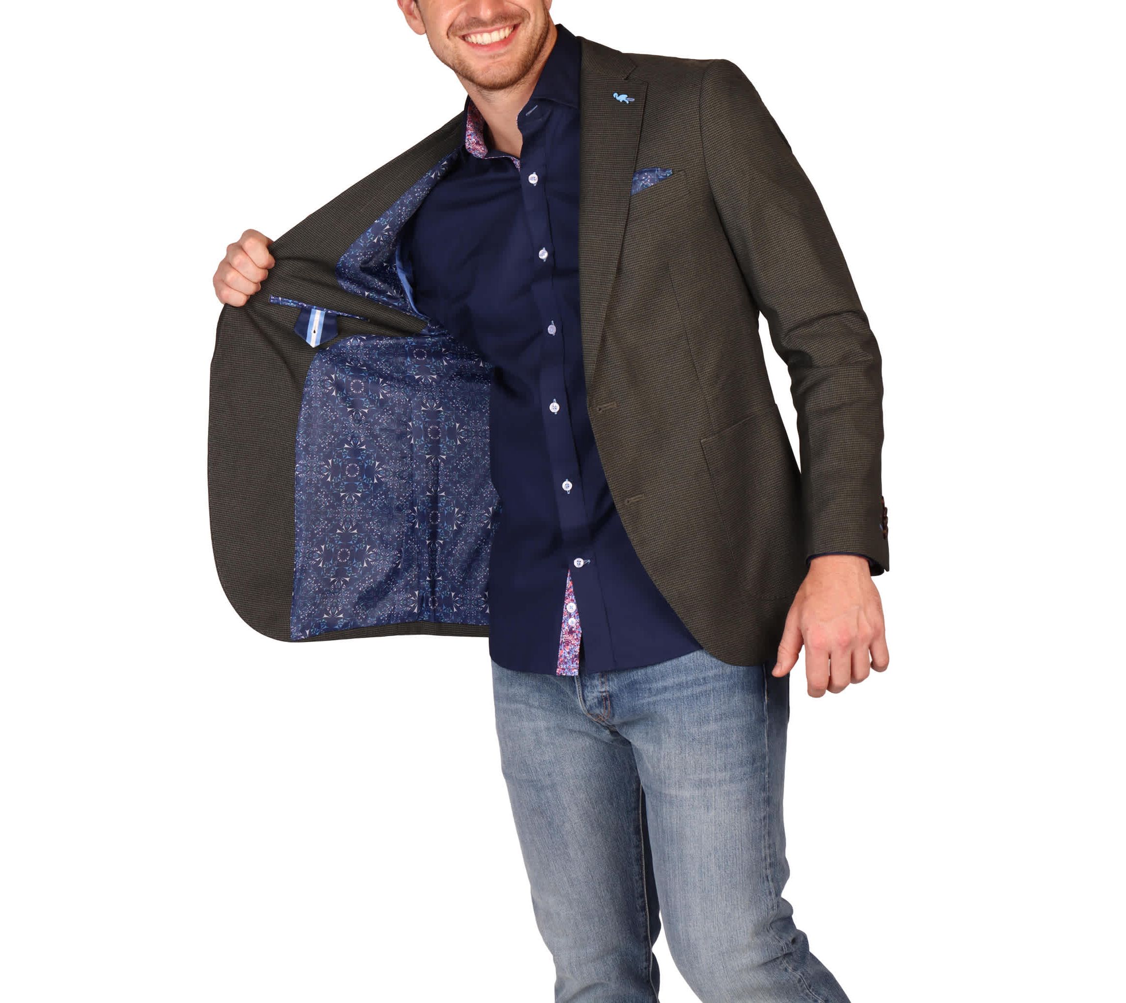Micro Houndstooth Sportcoat