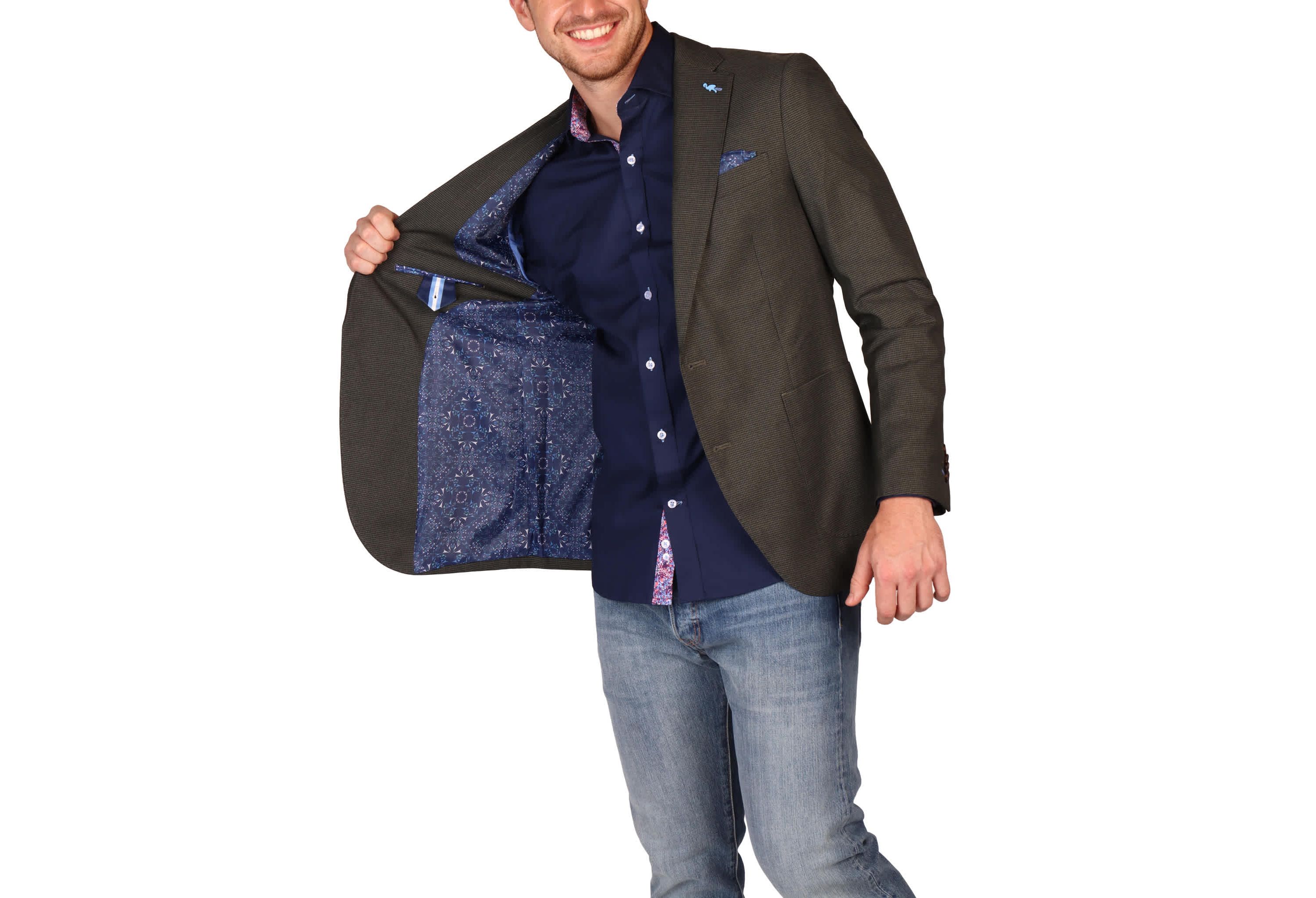 Micro Houndstooth Sportcoat
