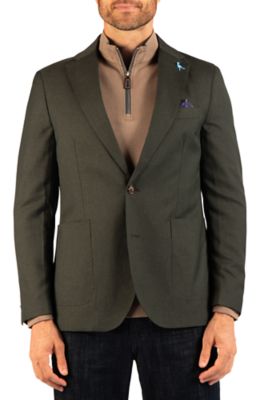 TailorByrd Men's Multi Plaid Sport Coat, 48 Short