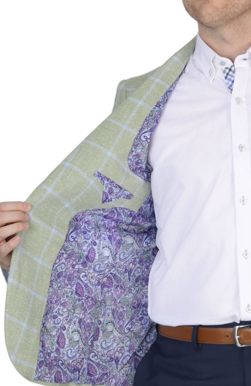 Yarn Dye Windowpane Sportcoat
