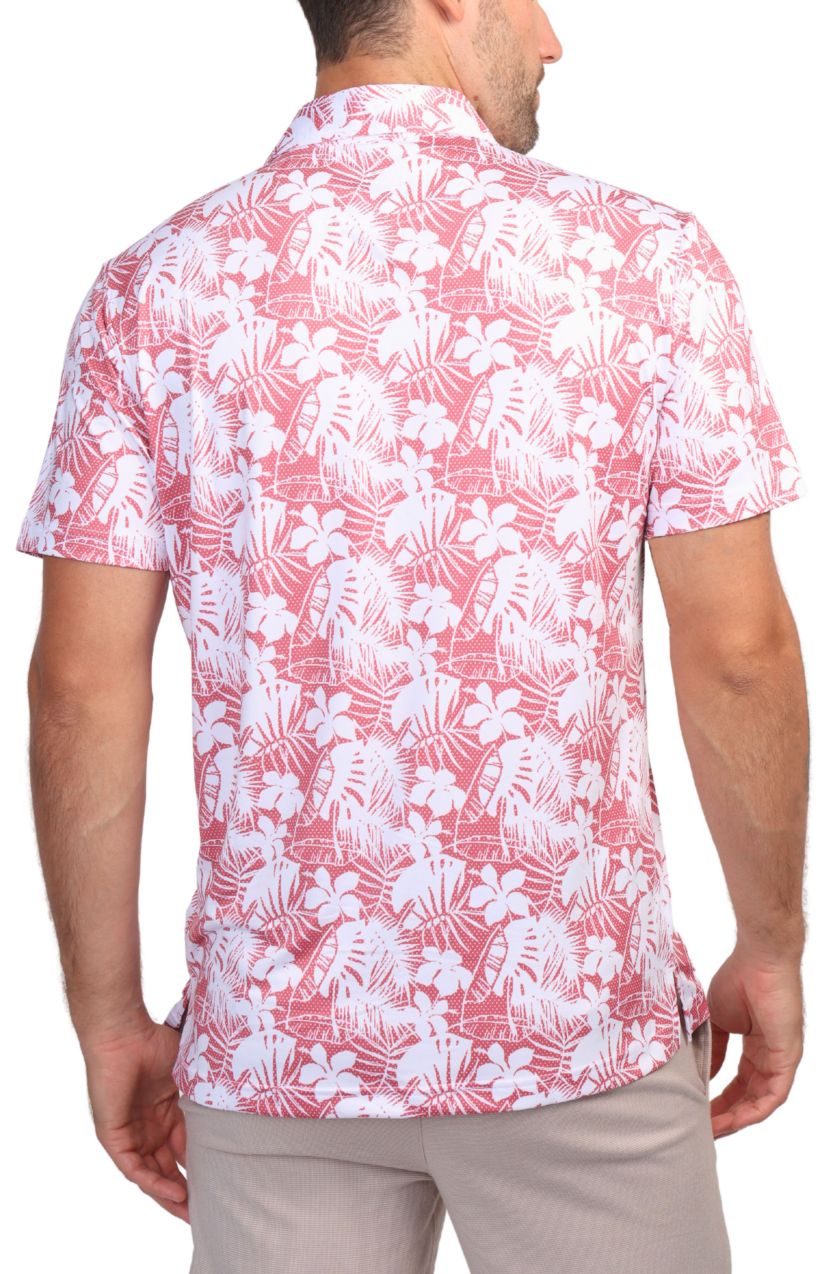Tropical Hibiscus Performance Polo