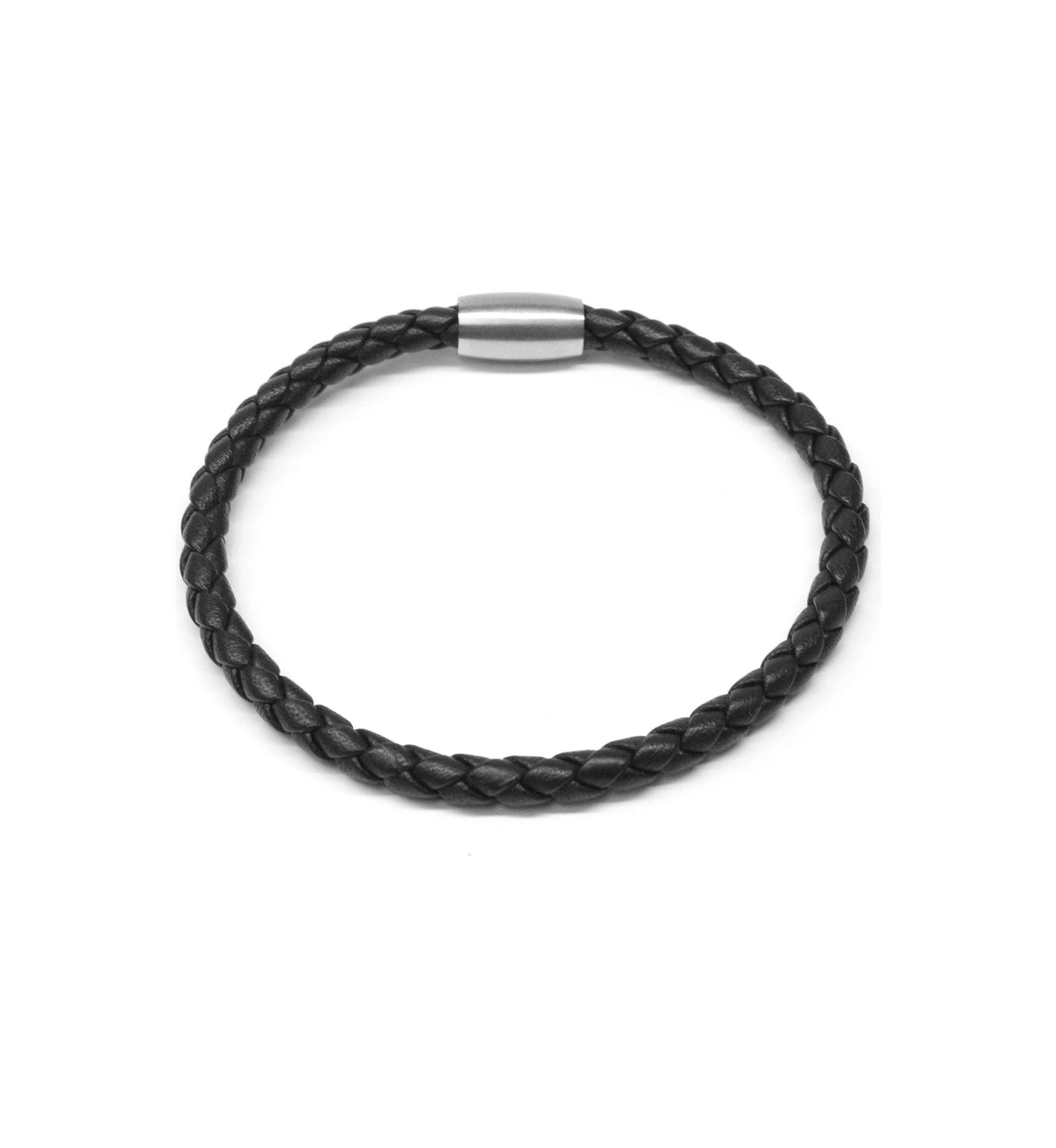 Black Leather Bracelet