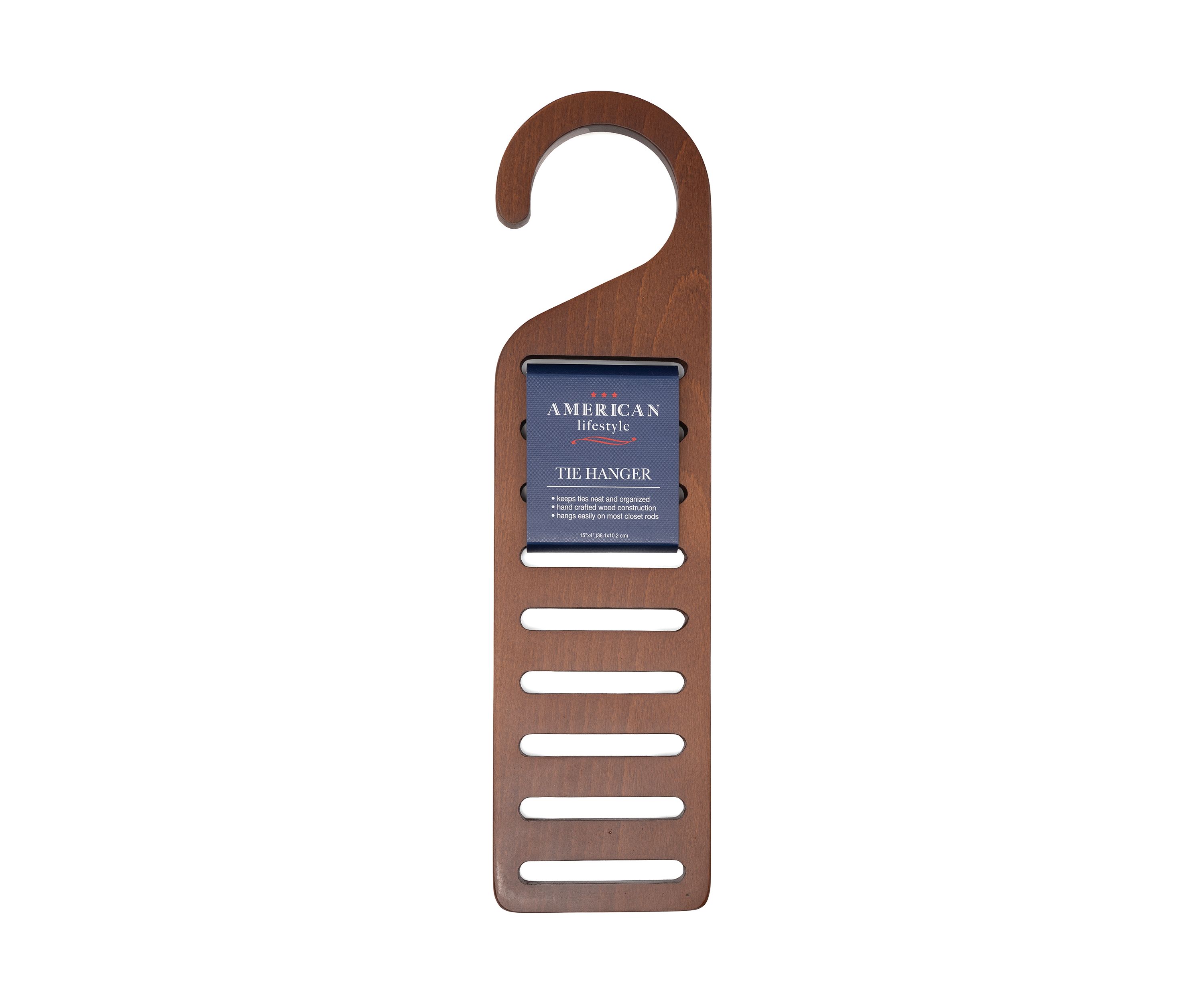 Slim Wood Tie Hanger