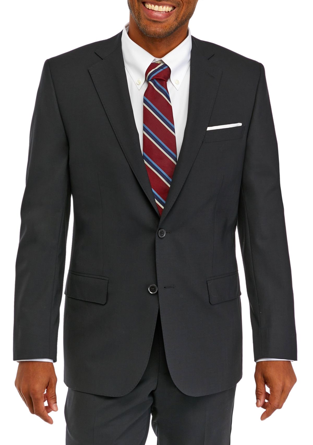 Mens Wool Stretch Classic Fit Suit Jacket