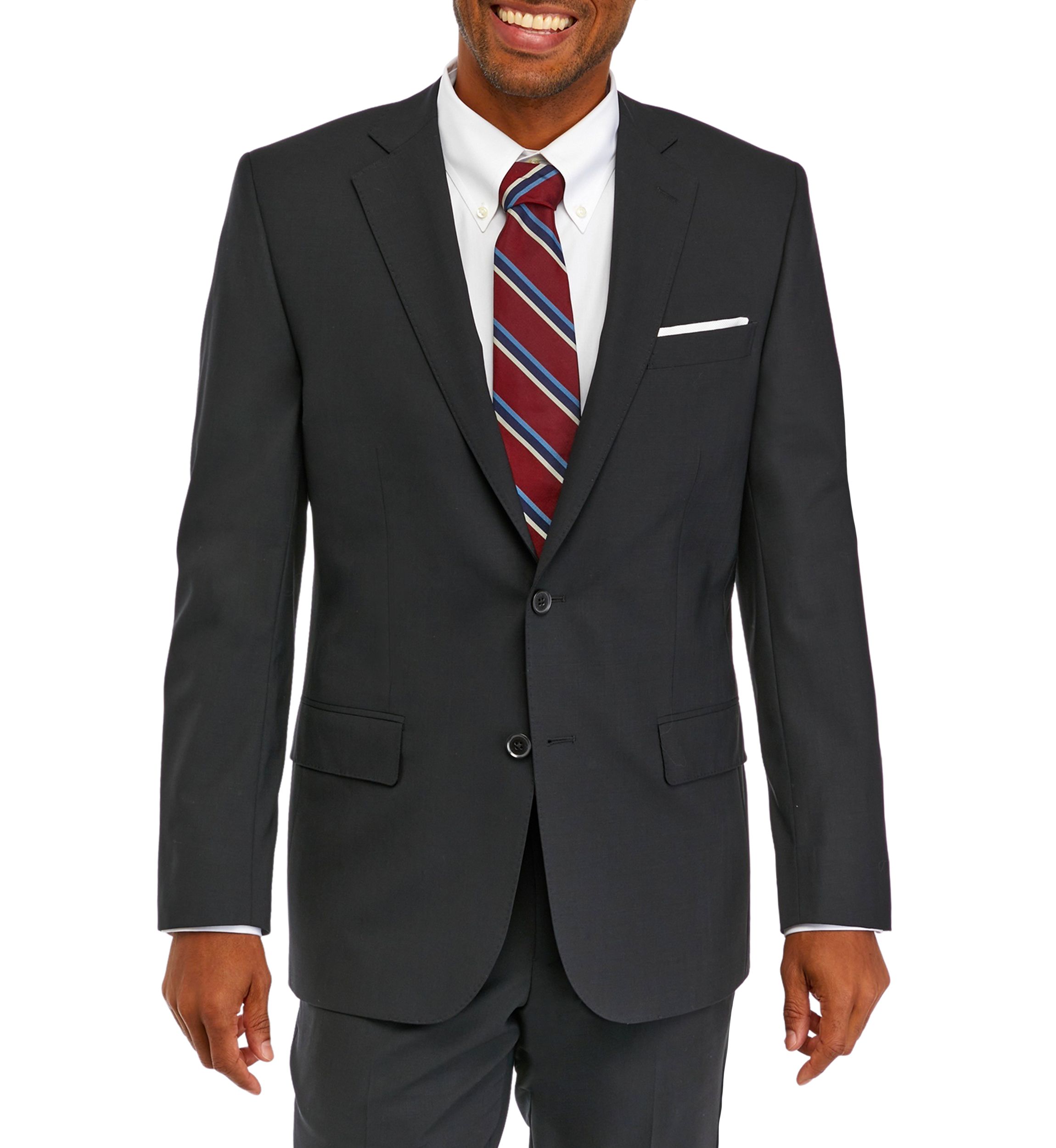 Mens Wool Stretch Classic Fit Suit Jacket