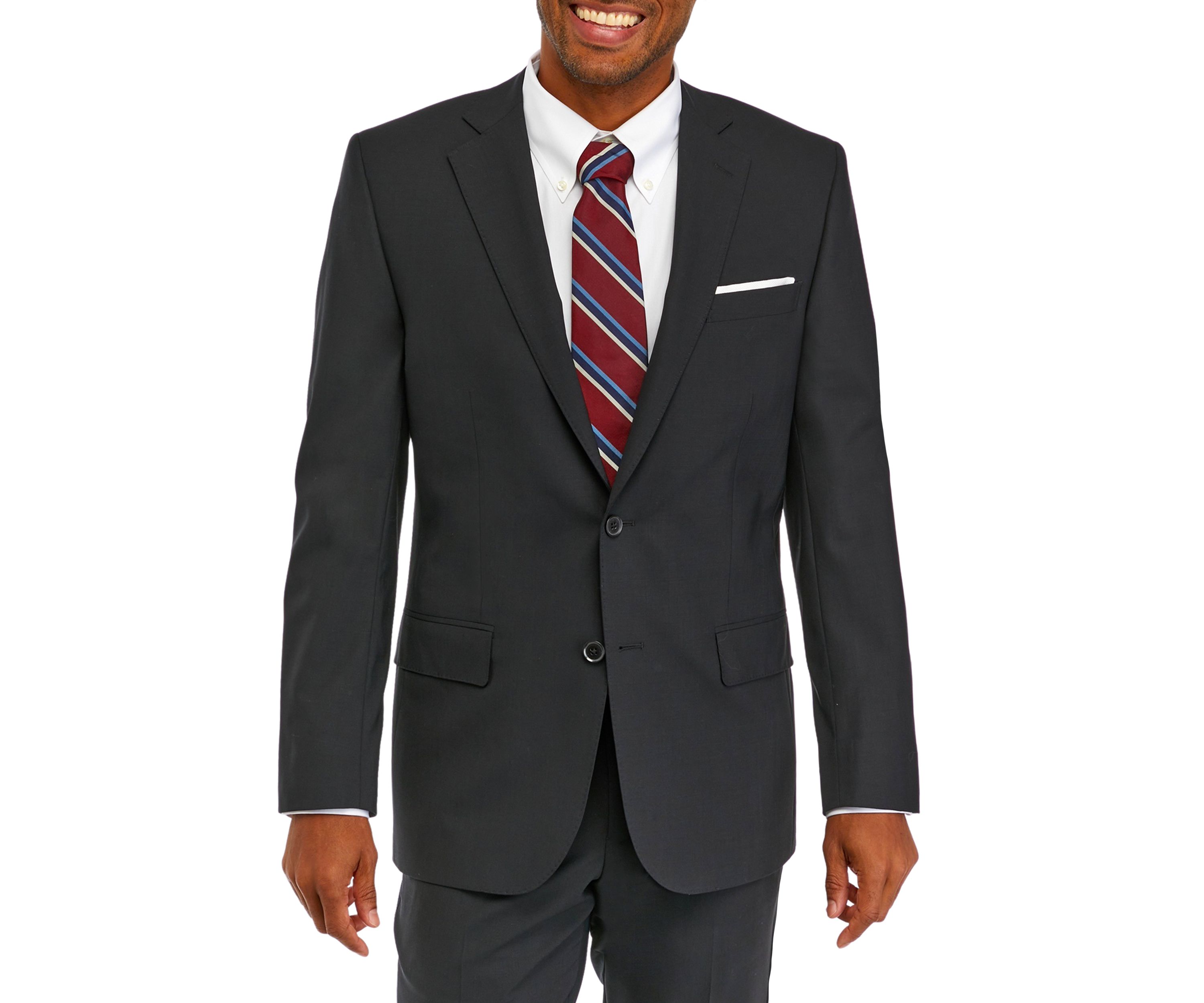 Mens Wool Stretch Classic Fit Suit Jacket