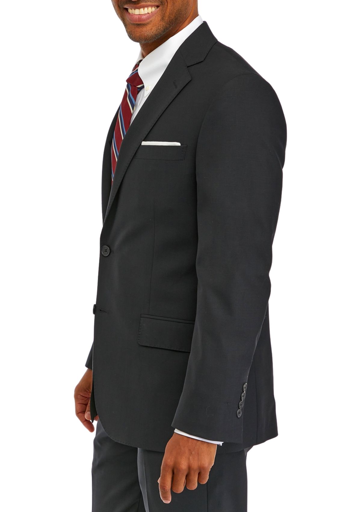 Mens Wool Stretch Classic Fit Suit Jacket