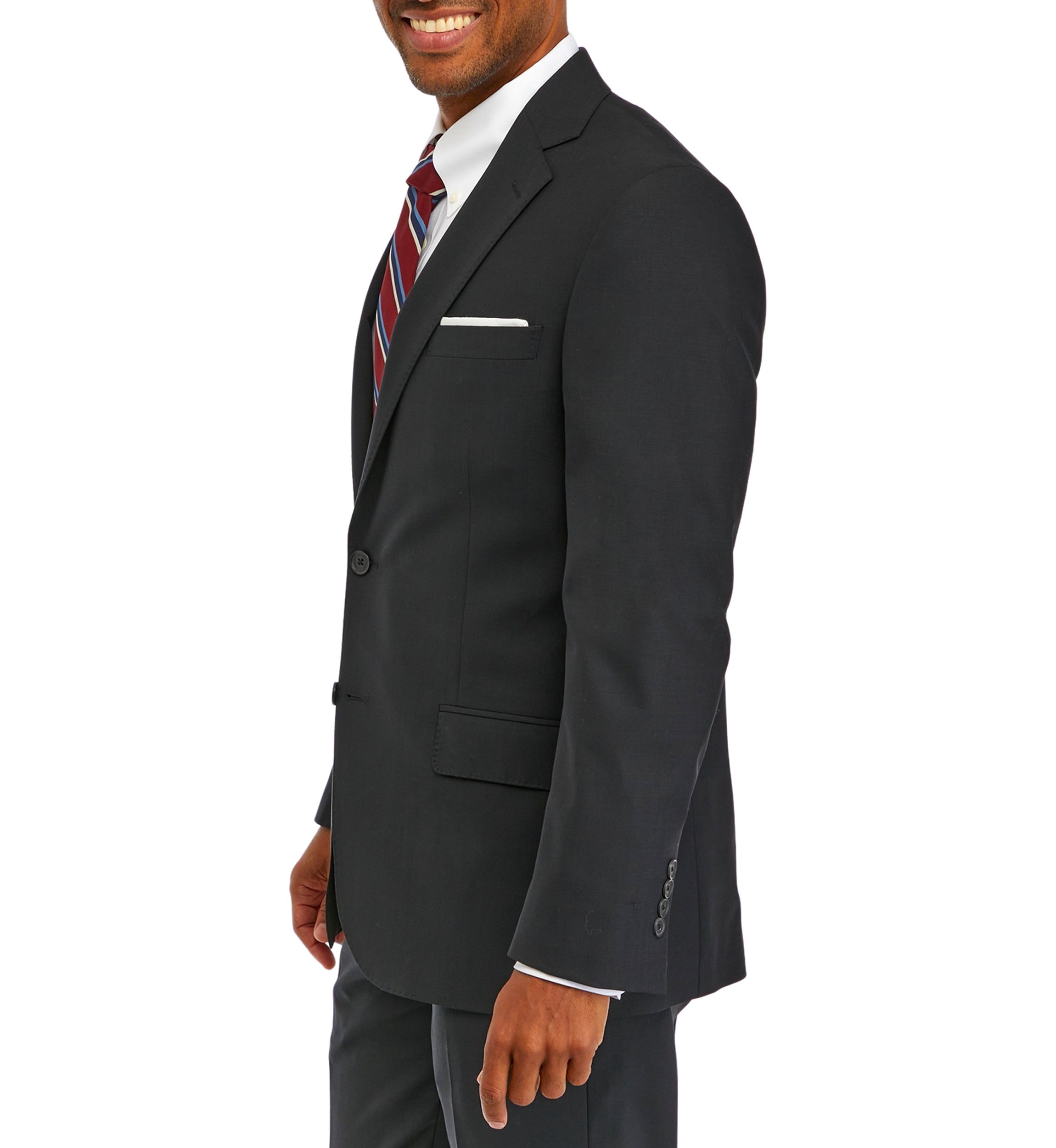 Mens Wool Stretch Classic Fit Suit Jacket