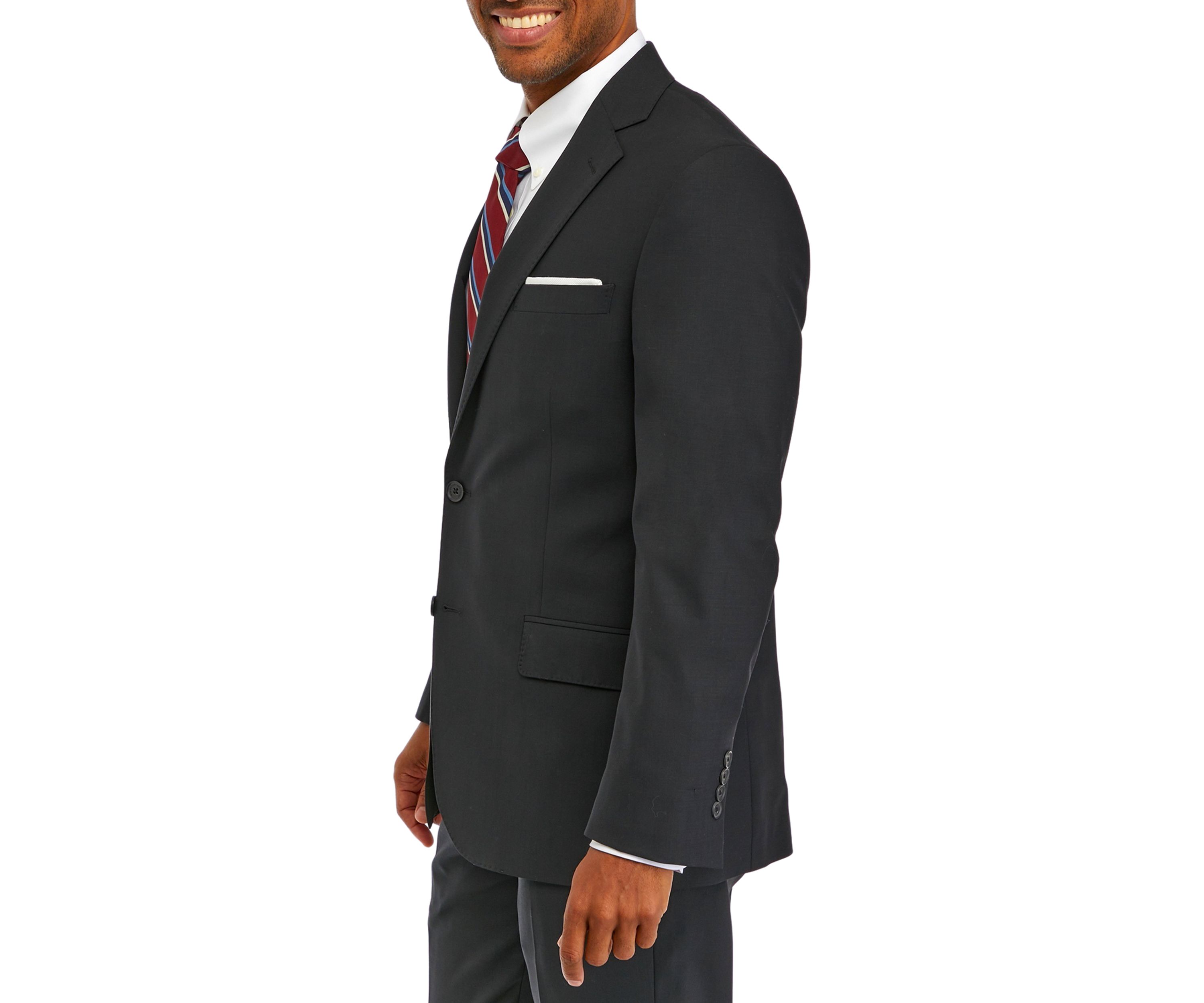 Mens Wool Stretch Classic Fit Suit Jacket