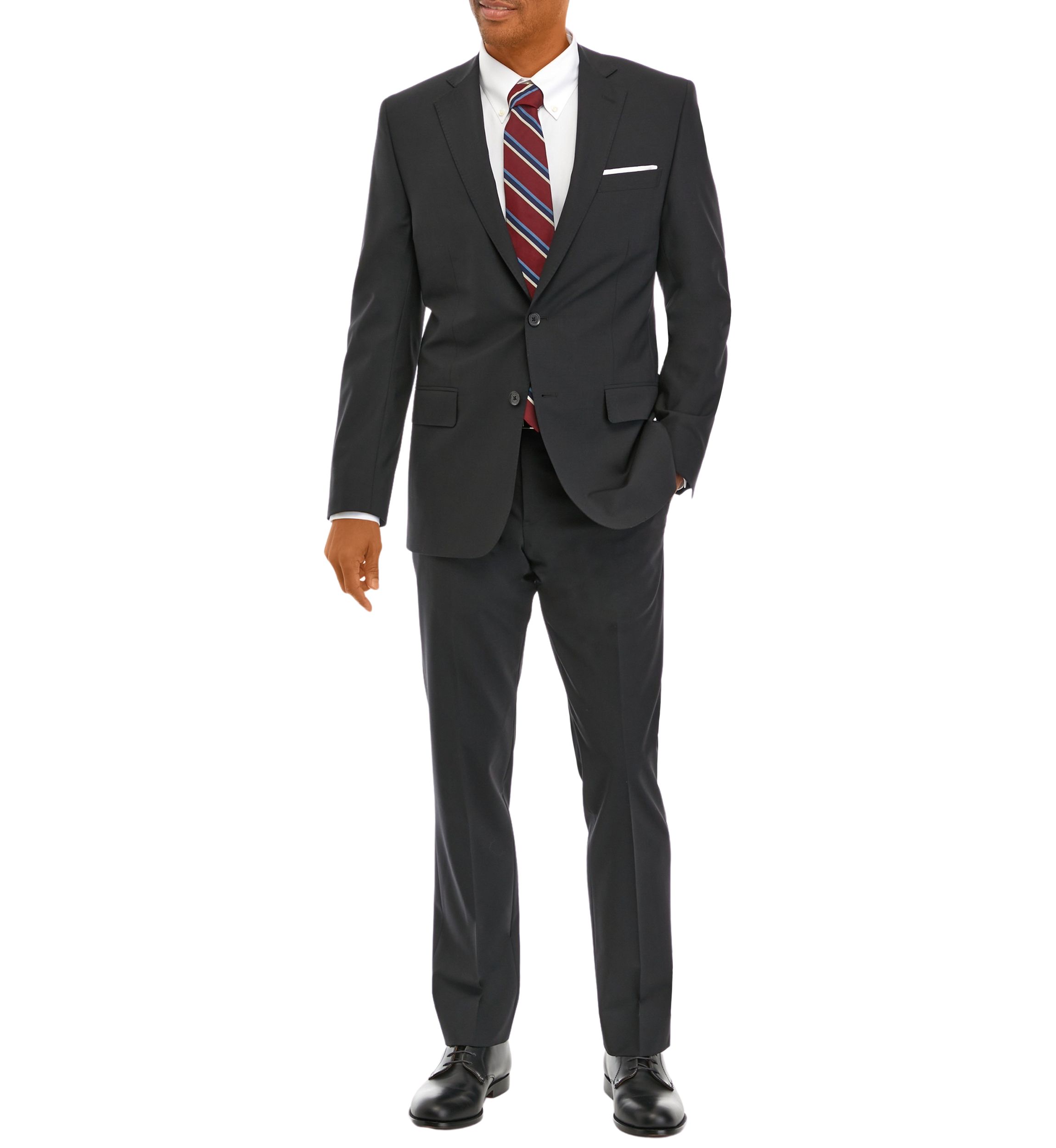 Mens Wool Stretch Classic Fit Suit Jacket
