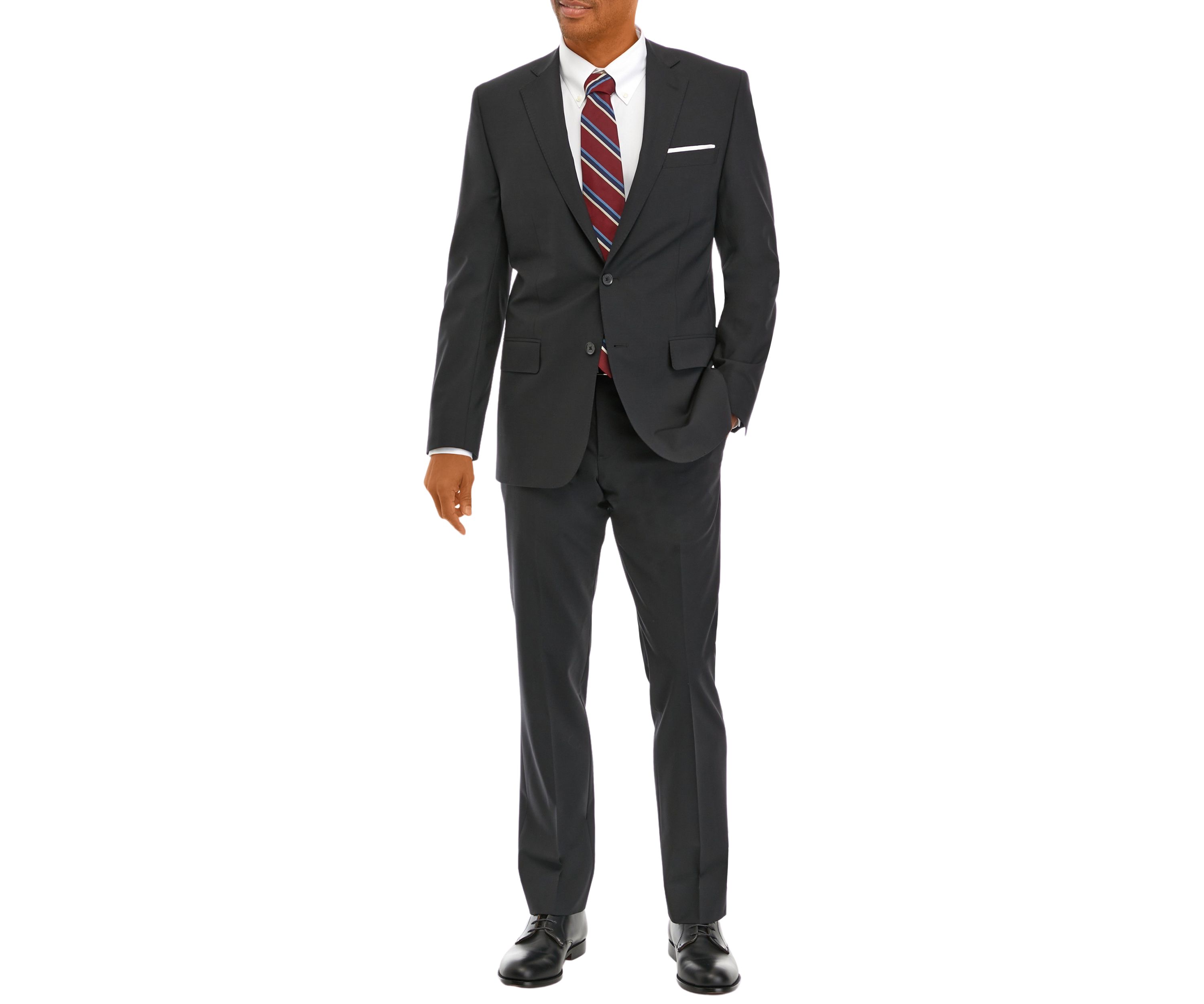 Mens Wool Stretch Classic Fit Suit Jacket