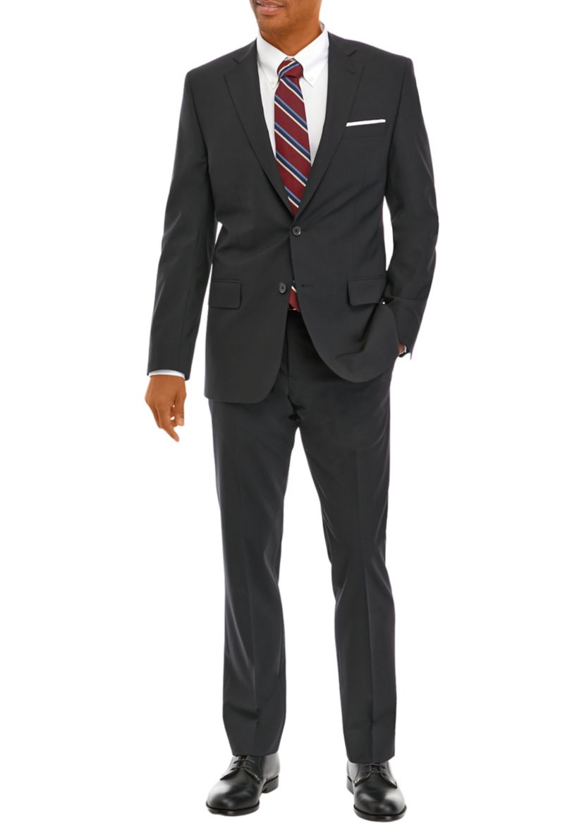Mens Wool Stretch Classic Fit Suit Jacket