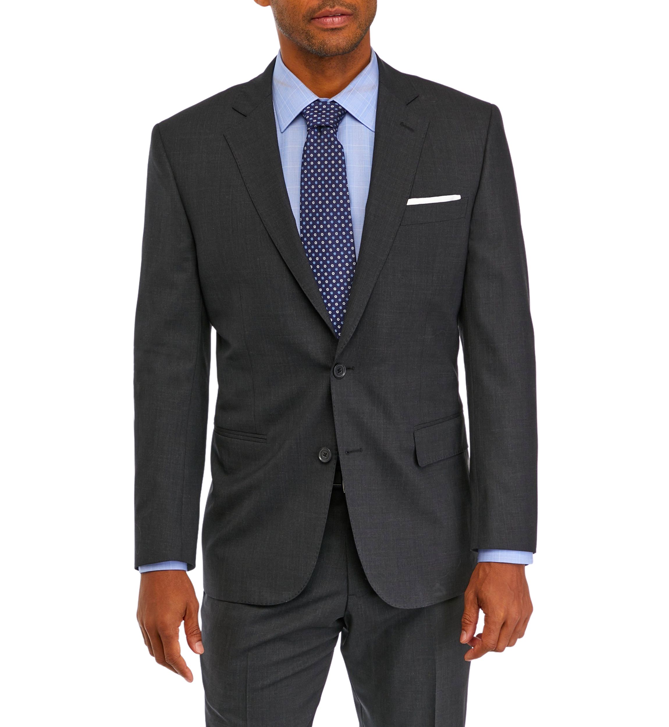 Mens Wool Stretch Classic Fit Suit Jacket