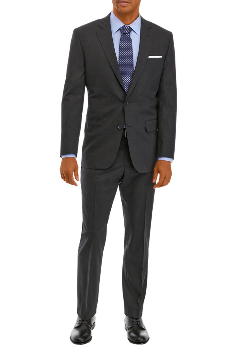 Mens Wool Stretch Classic Fit Suit Jacket