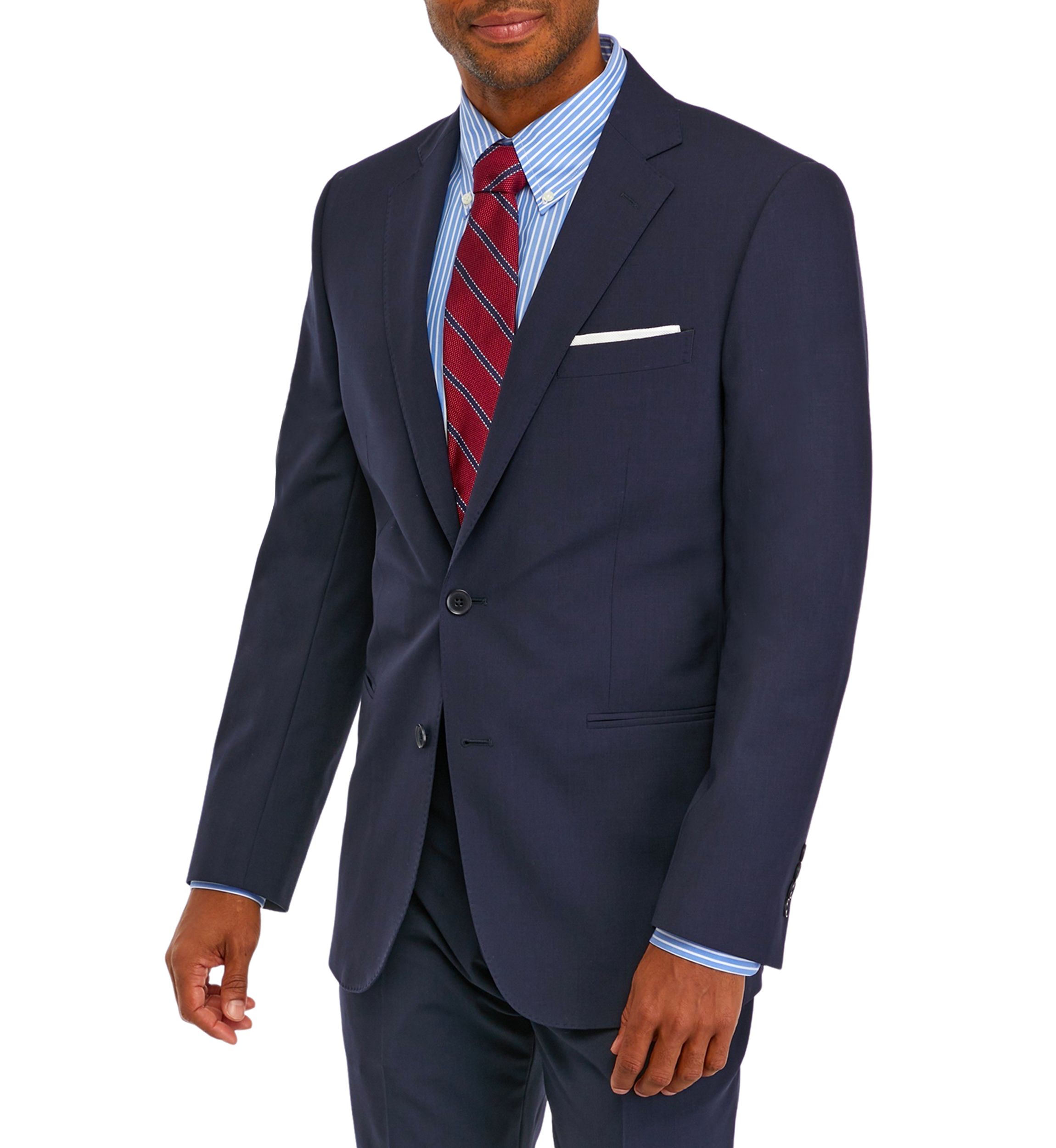 Mens Wool Stretch Classic Fit Suit Jacket