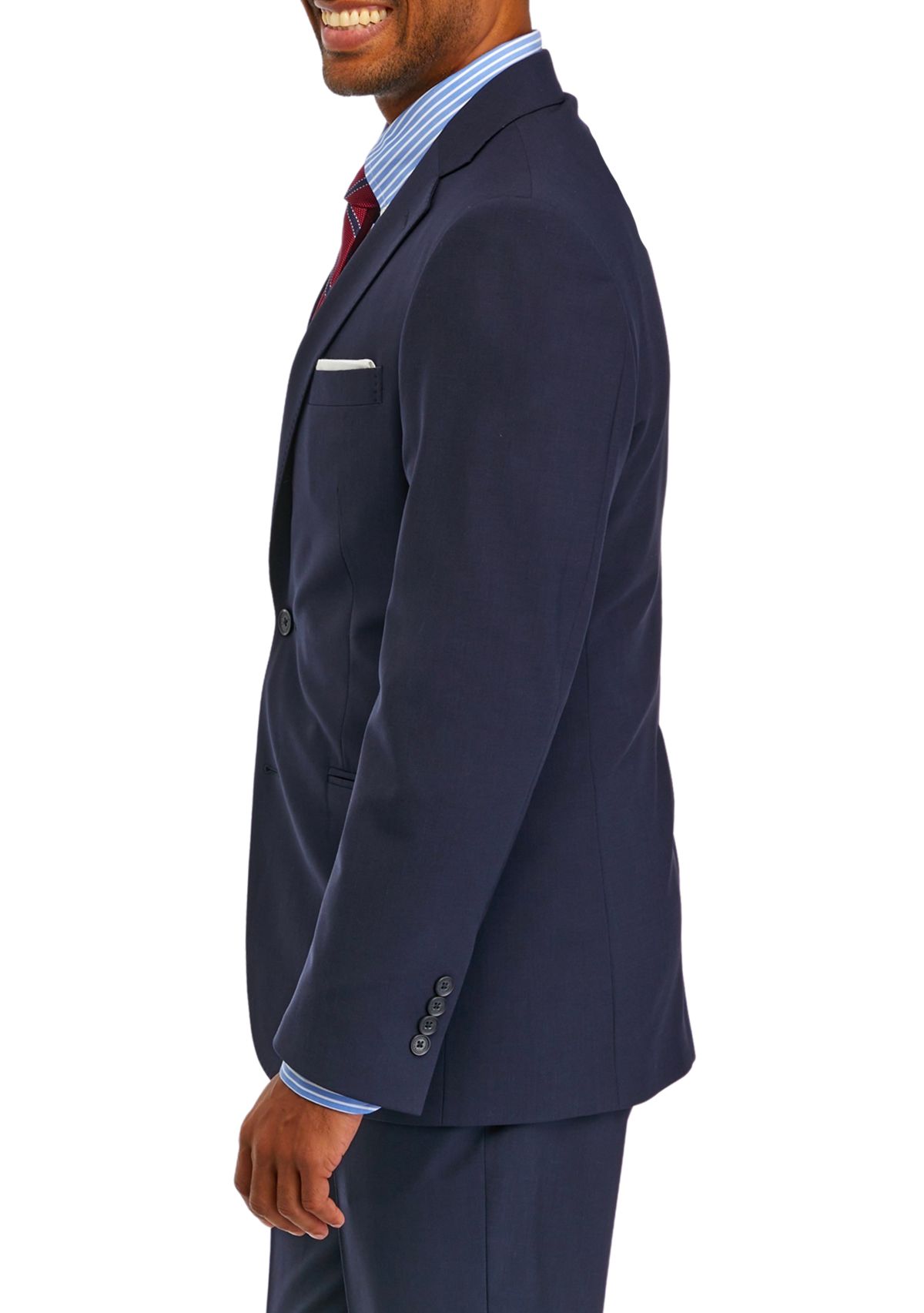 Mens Wool Stretch Classic Fit Suit Jacket
