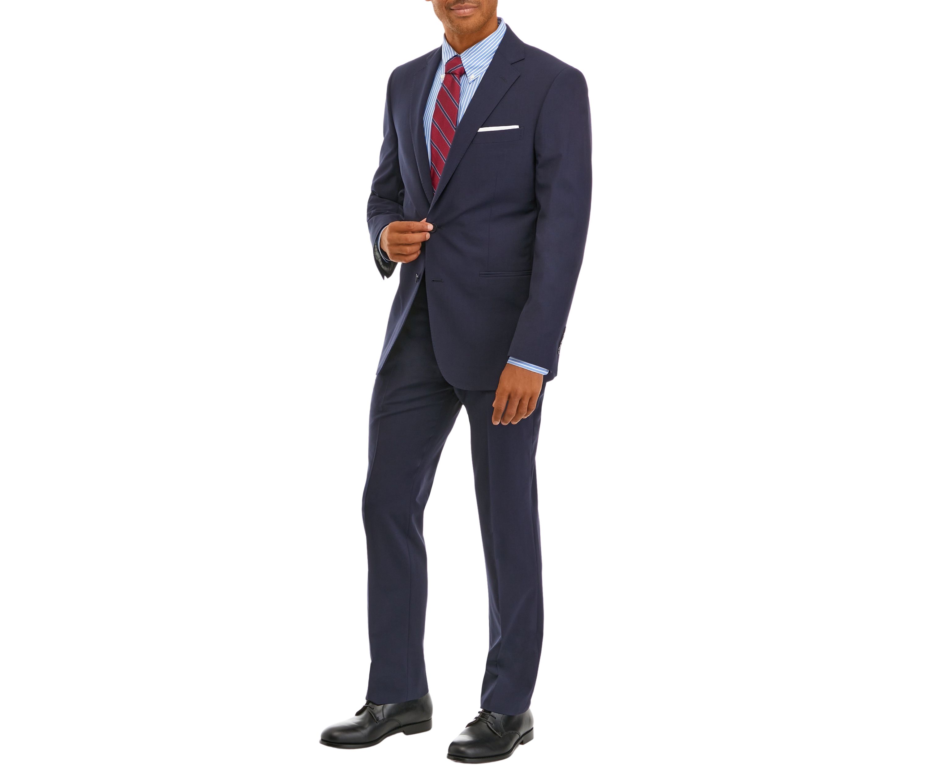 Mens Wool Stretch Classic Fit Suit Jacket