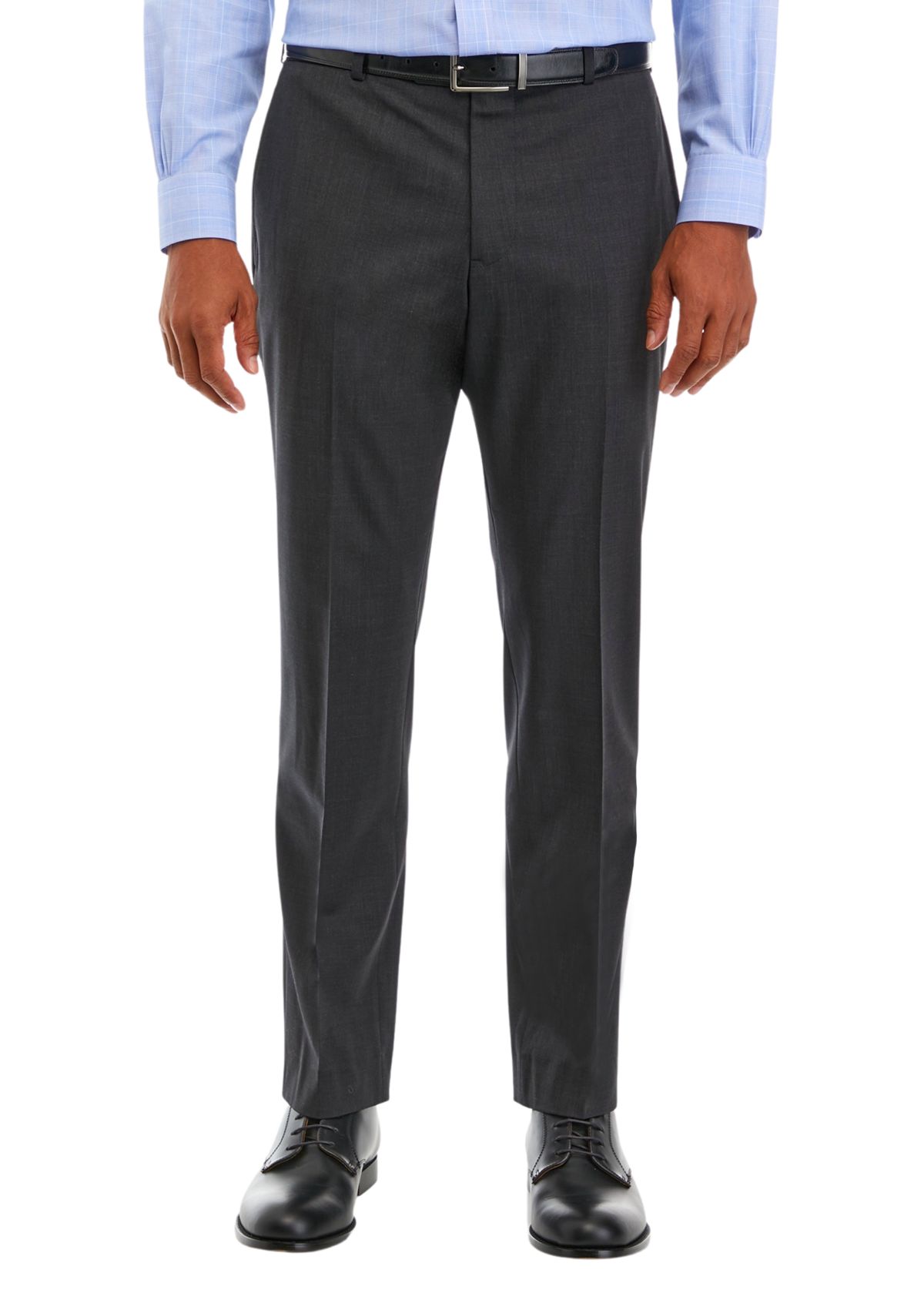 Mens Wool Stretch Classic Fit Suit Trouser Suit Separate Pants