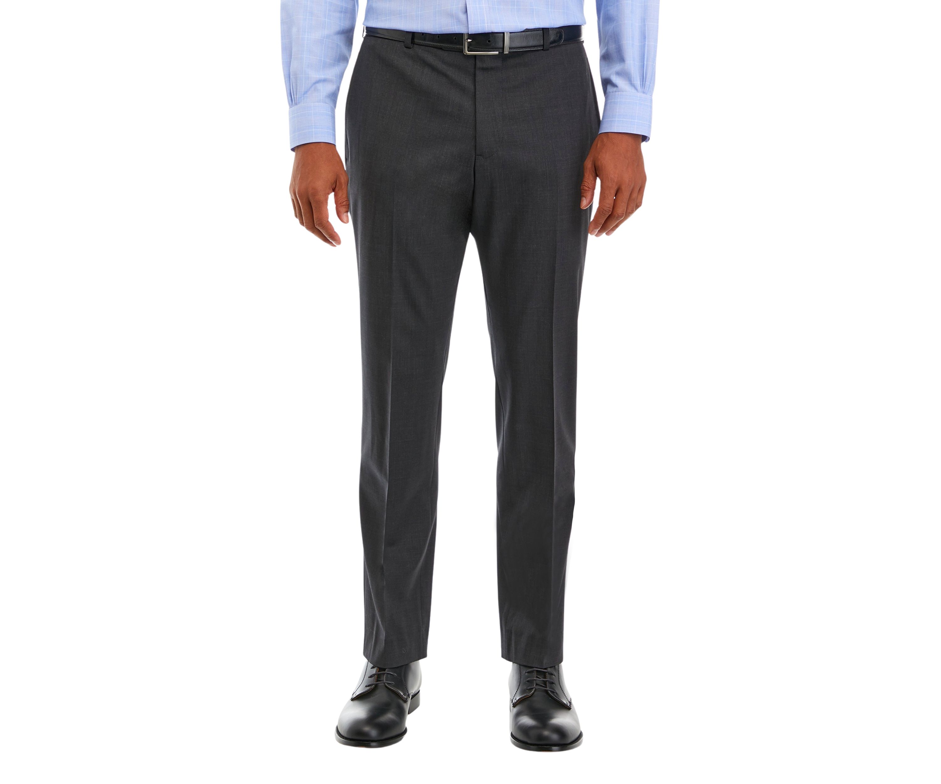 Mens Wool Stretch Classic Fit Suit Trouser Suit Separate Pants