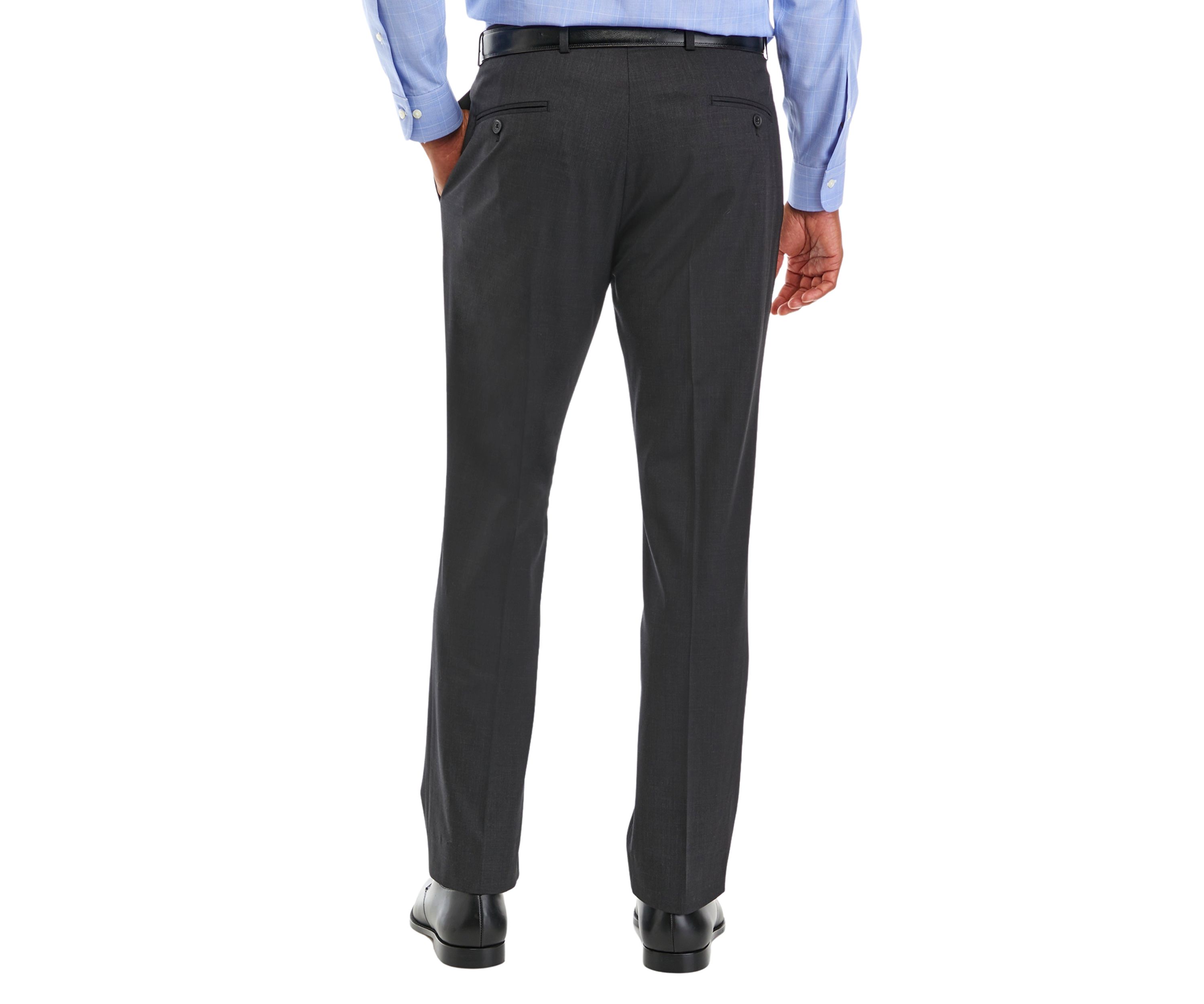 Mens Wool Stretch Classic Fit Suit Trouser Suit Separate Pants
