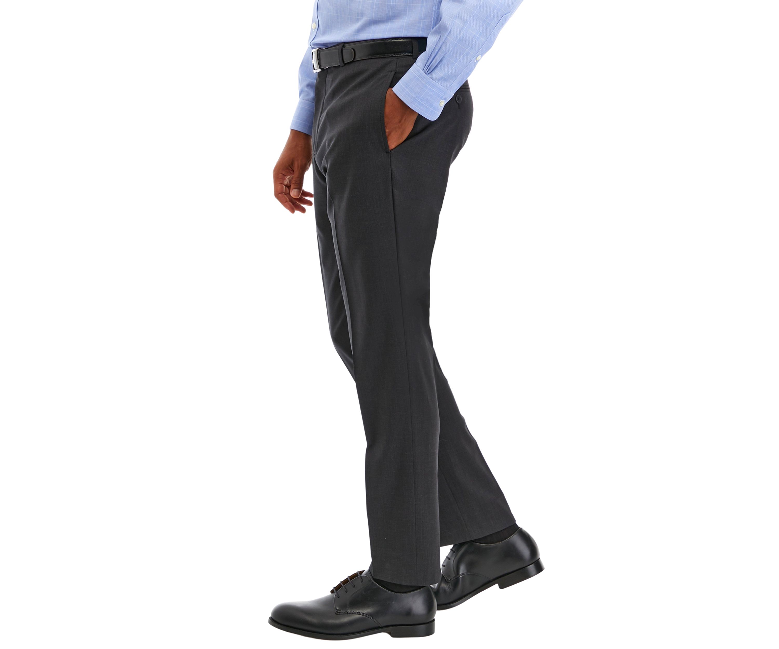 Mens Wool Stretch Classic Fit Suit Trouser Suit Separate Pants