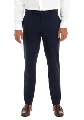 Pantalon Brooks Brothers En Laine Bleu Marine - Taille 4 Coupe Caroline - Occasion Parfait état