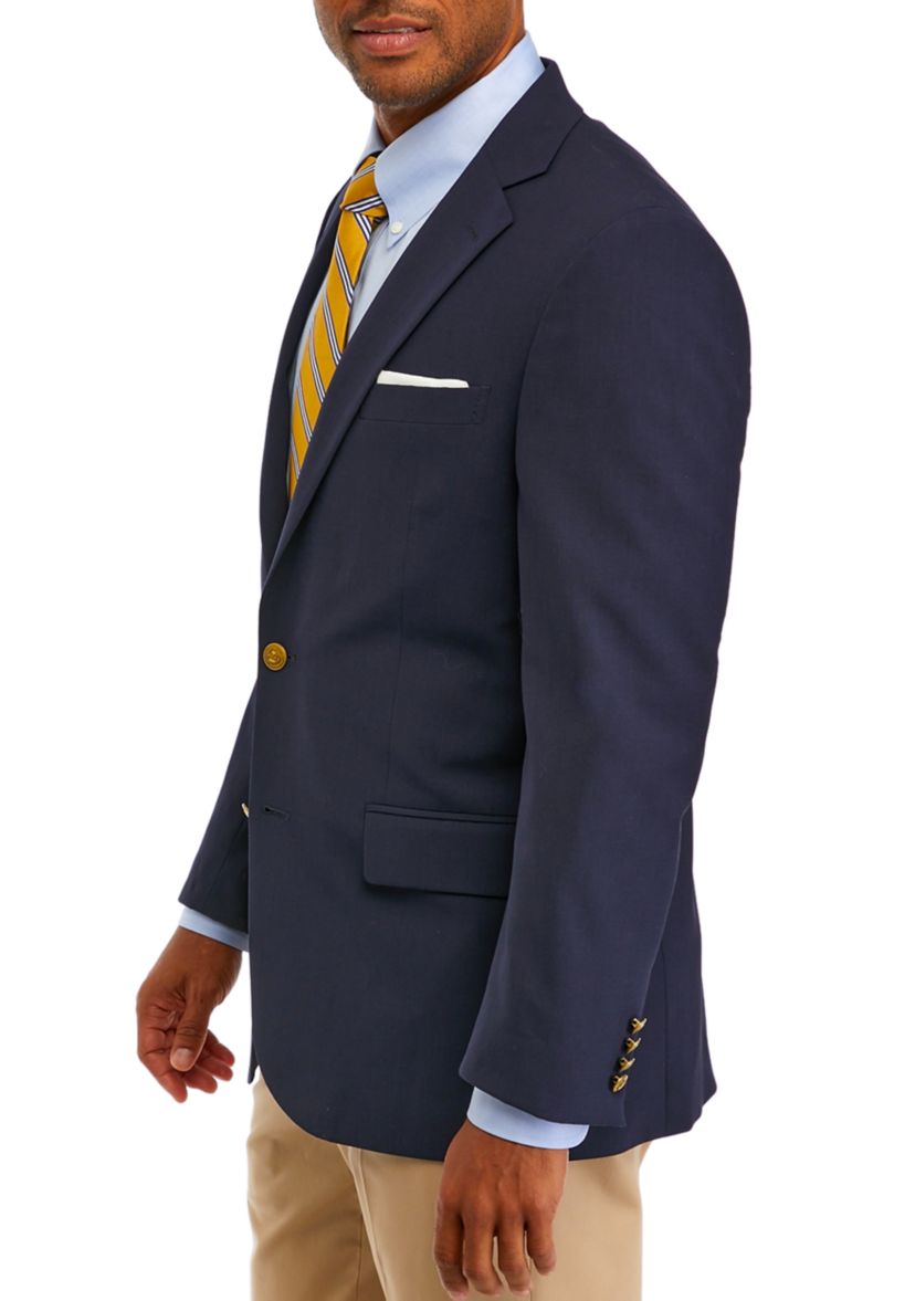 Mens Wool Stretch Classic Fit Blazer