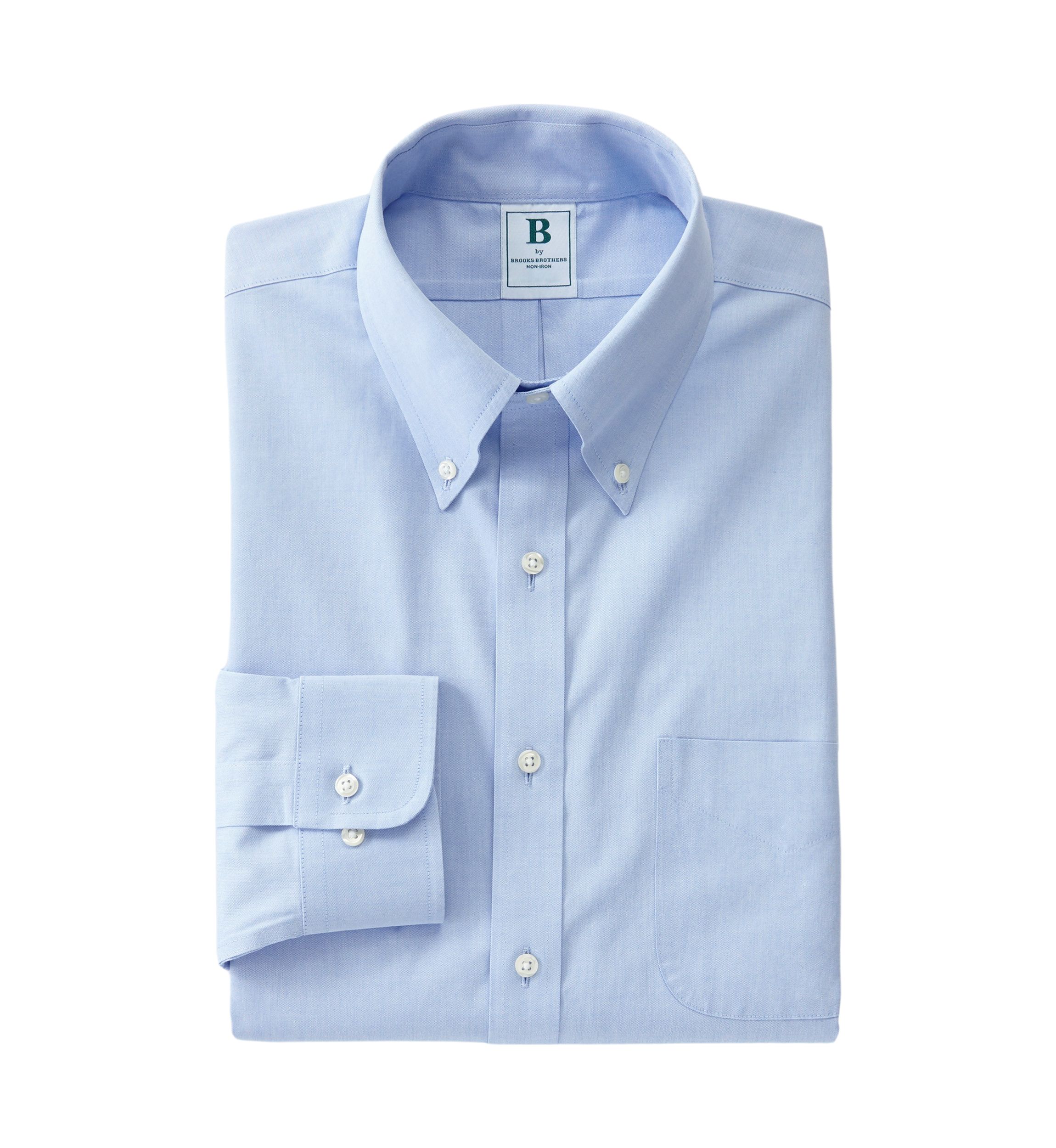 Mens Regular Fit Non Iron Solid Dress Shirt