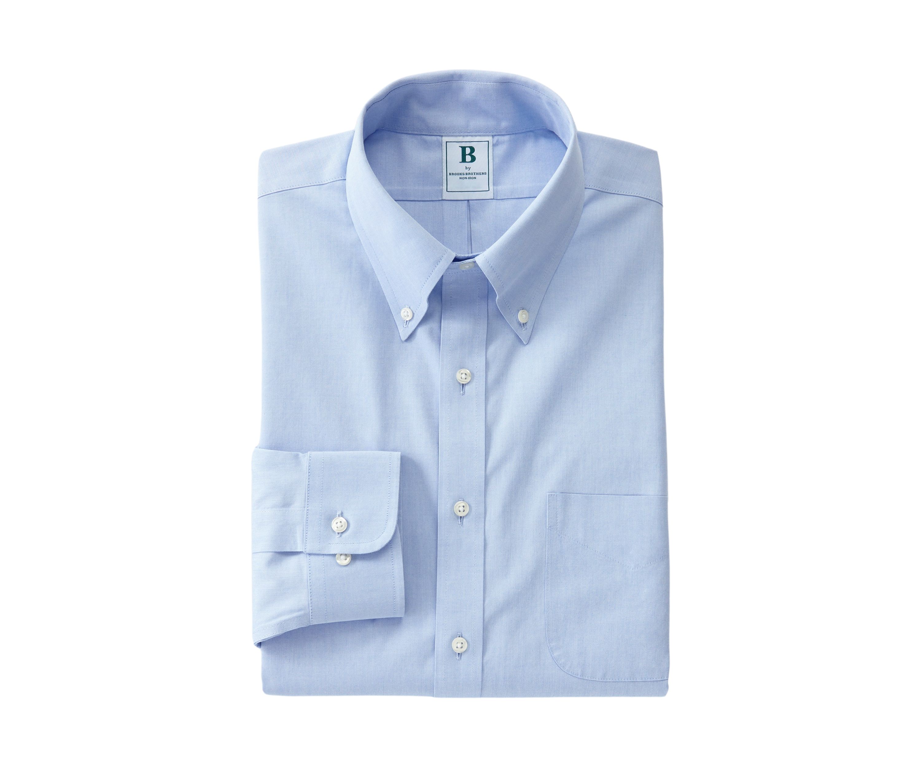 Mens Regular Fit Non Iron Solid Dress Shirt