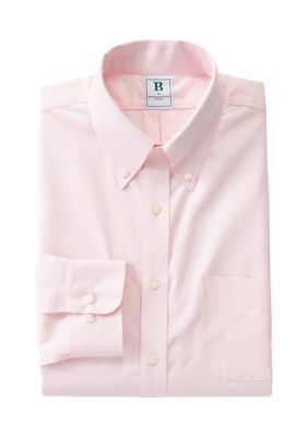 B by Brooks Brothers Men's Regular Fit Non Iron Solid Dress Shirt