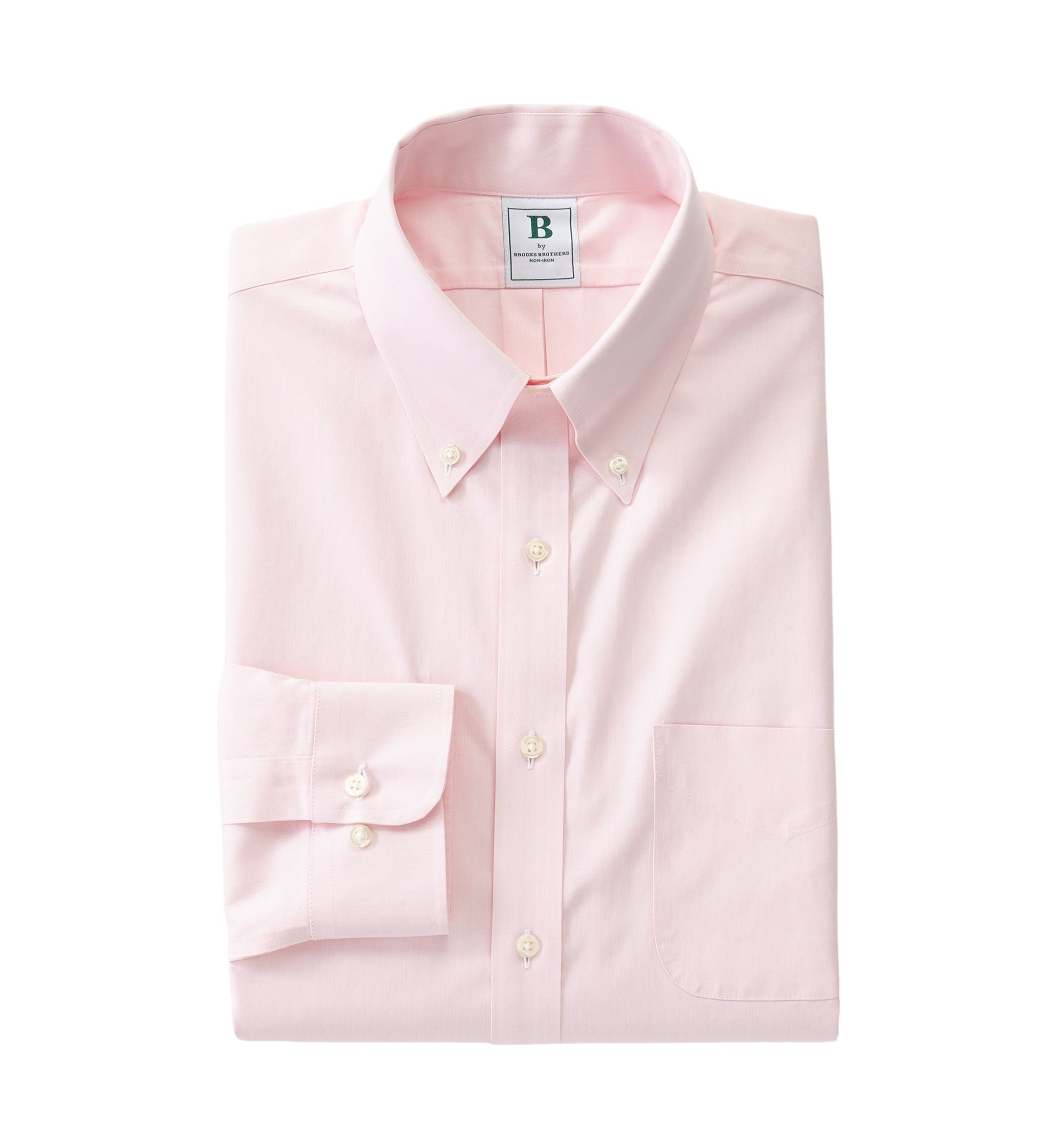 Mens Regular Fit Non Iron Solid Dress Shirt