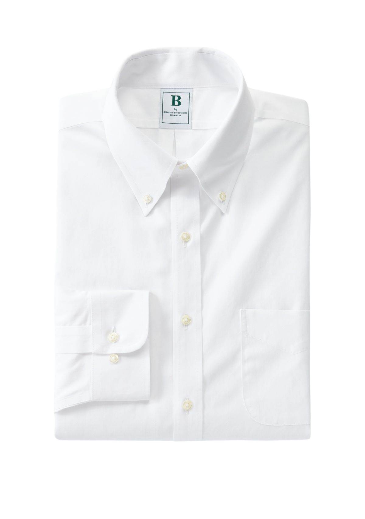 Mens Regular Fit Non-Iron Solid Dress Shirt