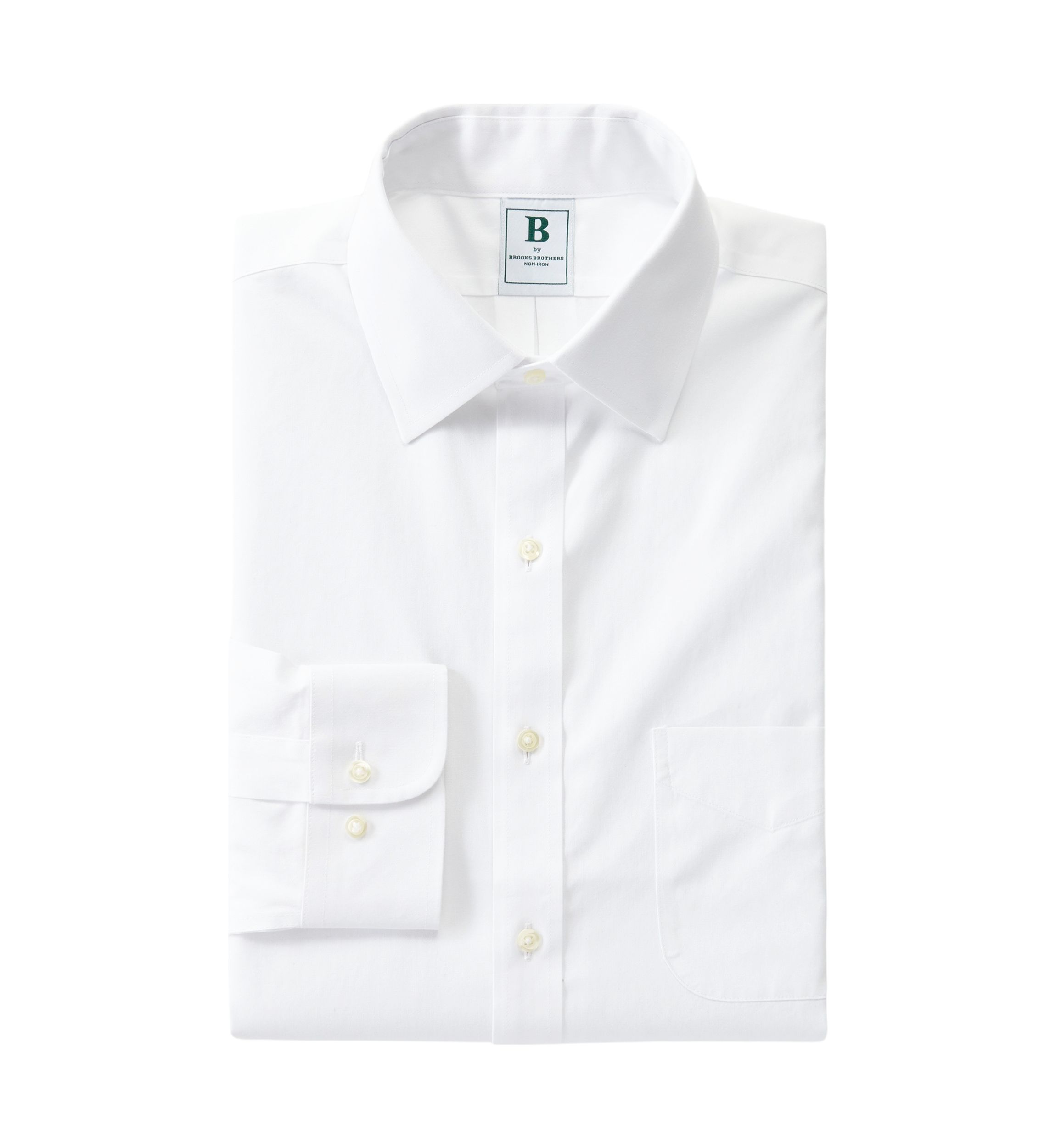 Mens Regular Fit Non Iron Solid Dress Shirt
