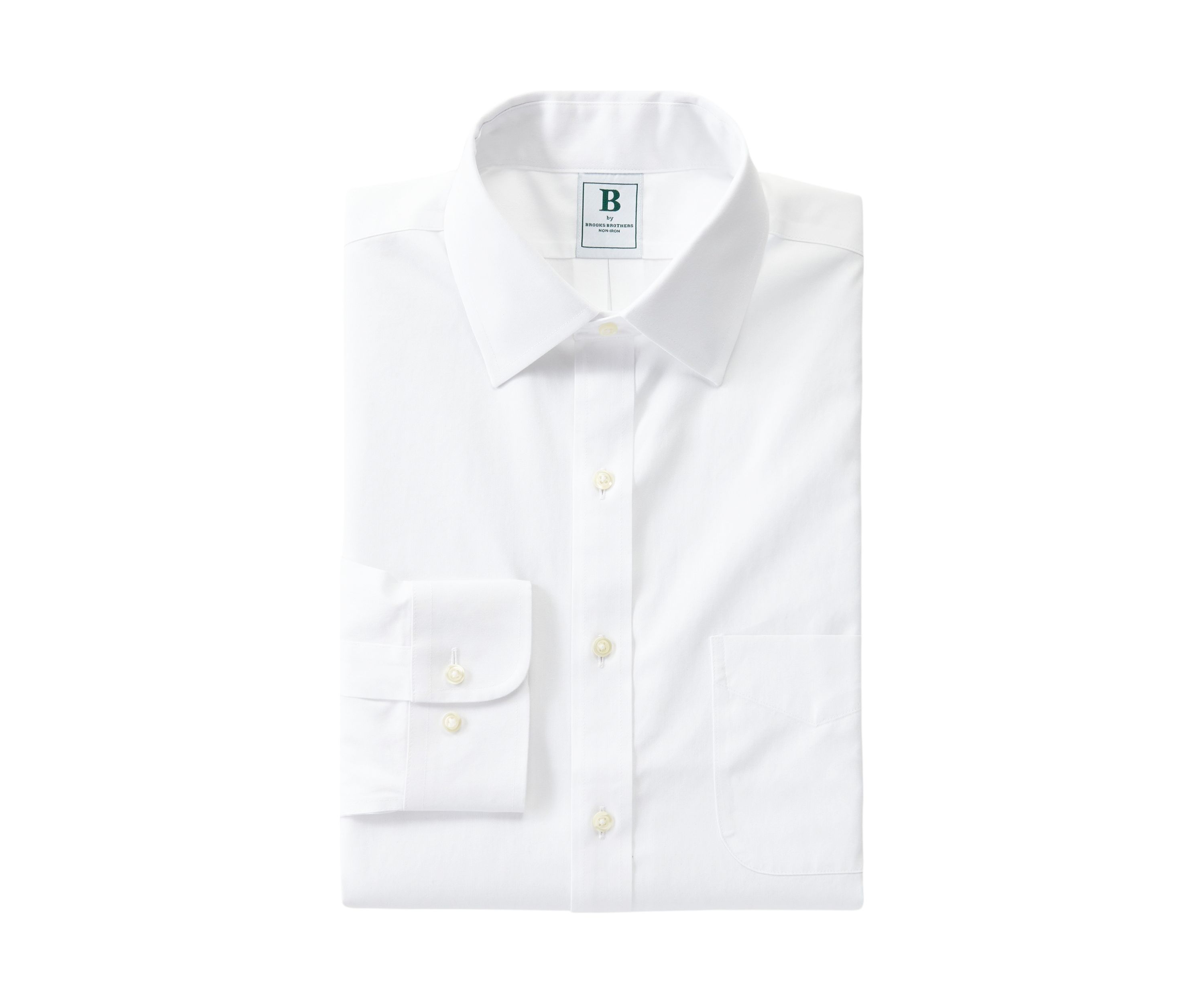 Mens Regular Fit Non Iron Solid Dress Shirt