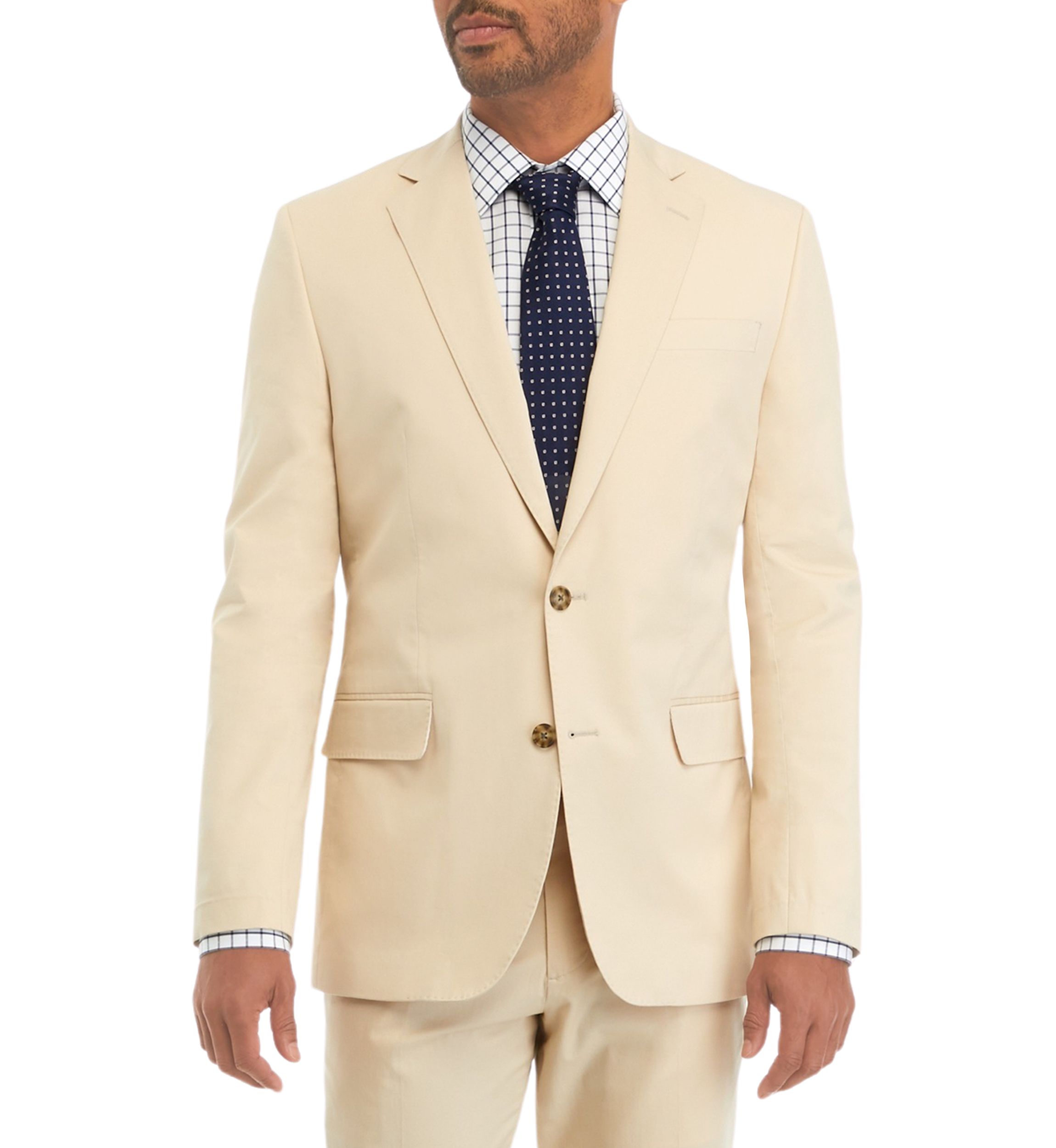 Cotton Classic Fit Suit Jacket