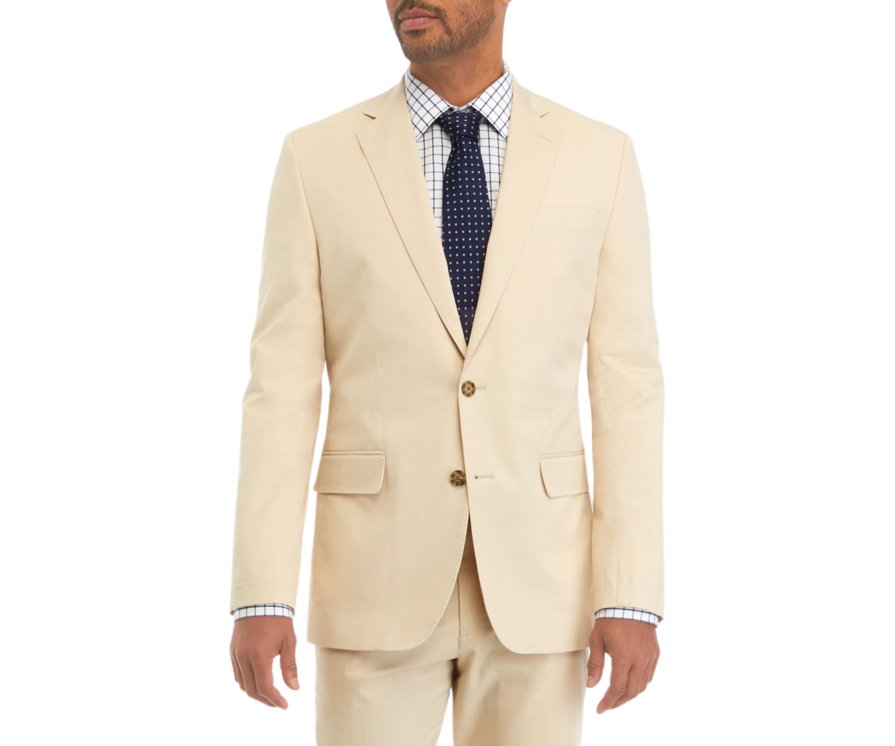 Cotton Classic Fit Suit Jacket