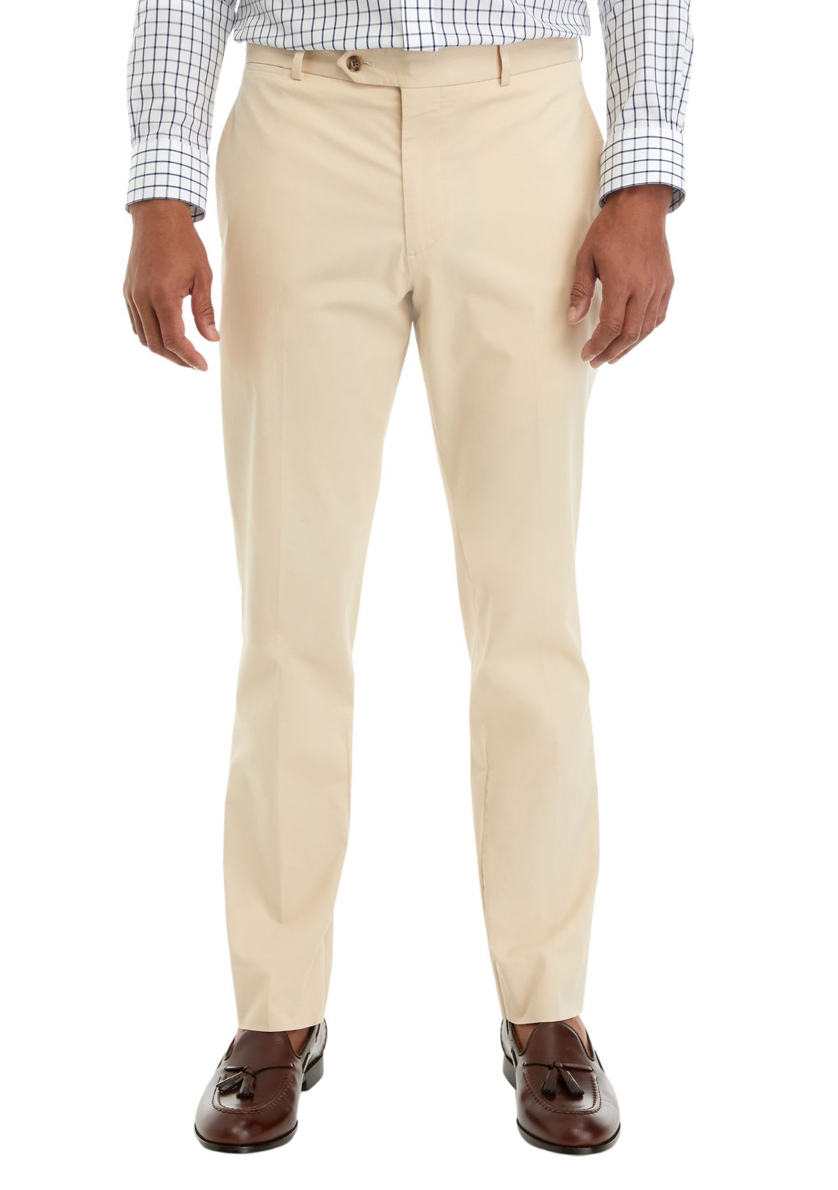 Cotton Stretch Suit Pants 