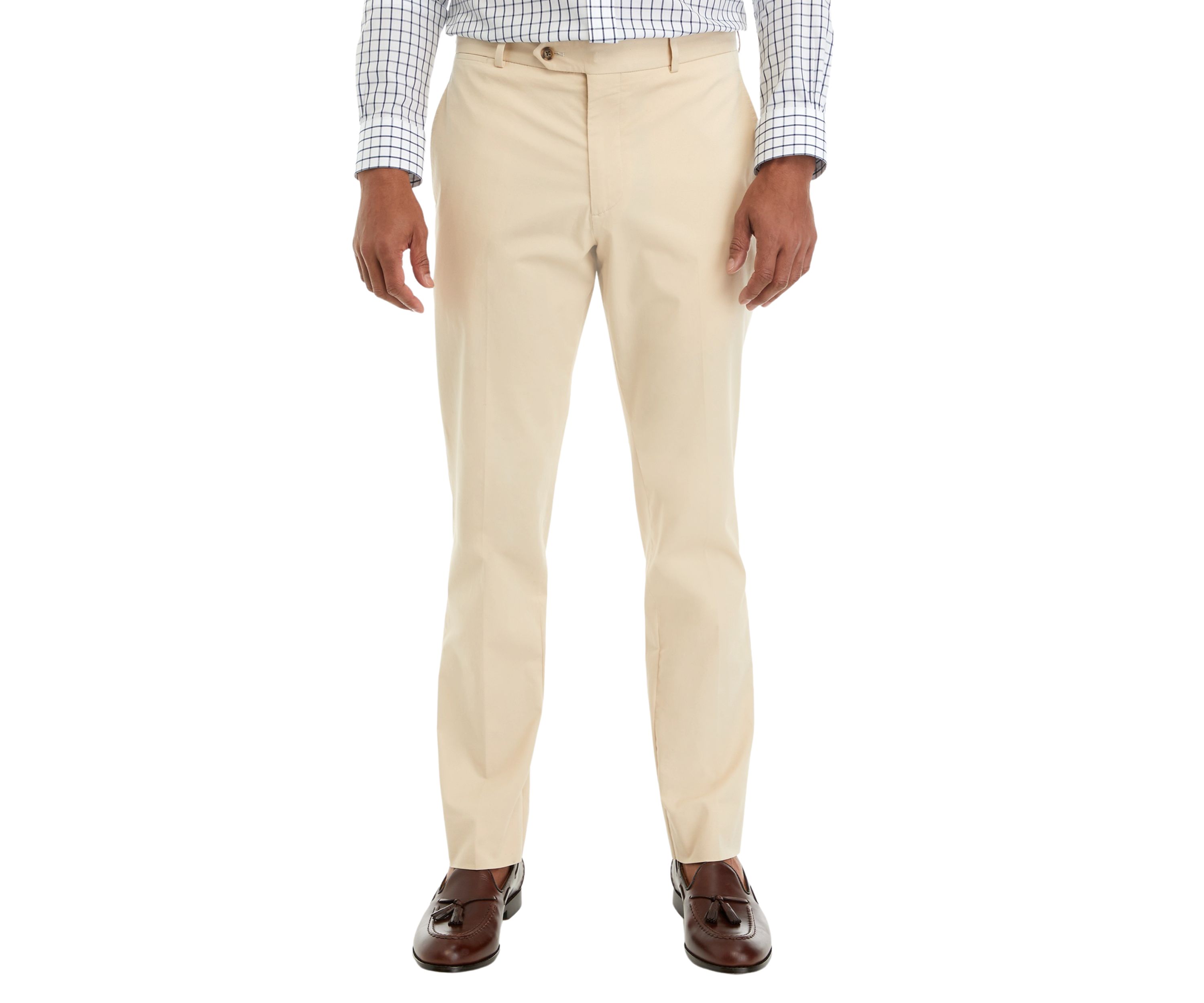 Cotton Stretch Suit Pants 