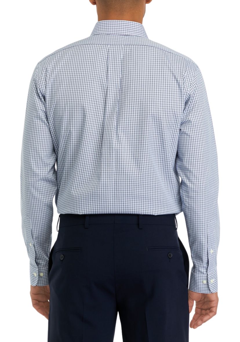  Regular Fit Non-Iron Check Dress Shirt