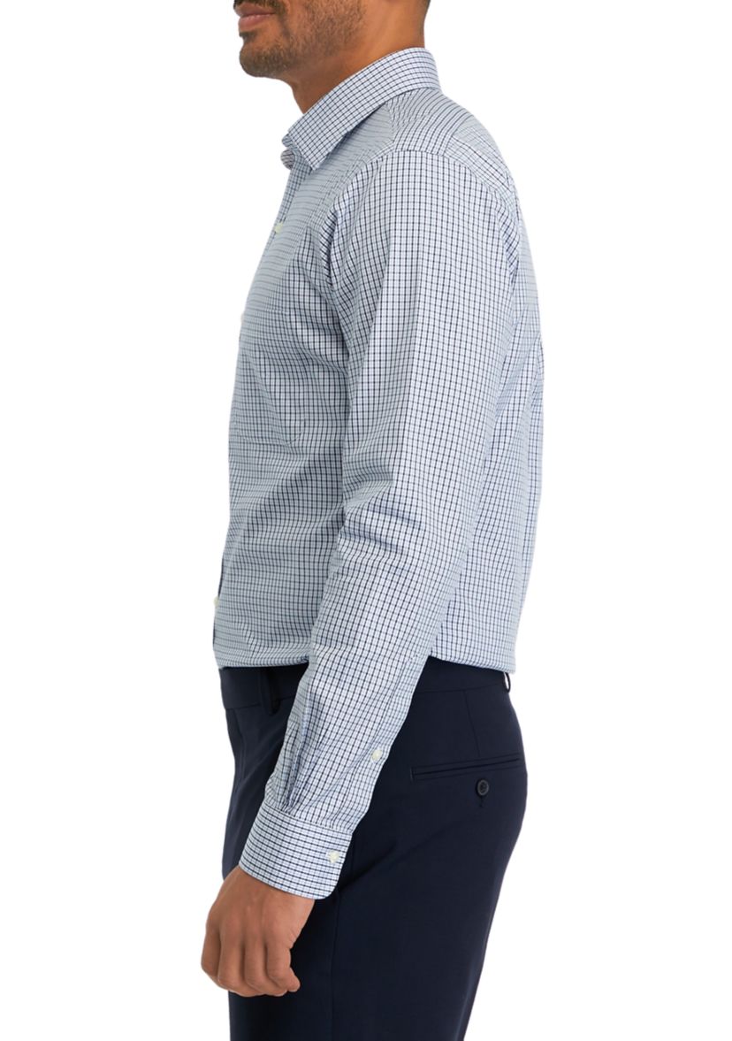  Regular Fit Non-Iron Check Dress Shirt