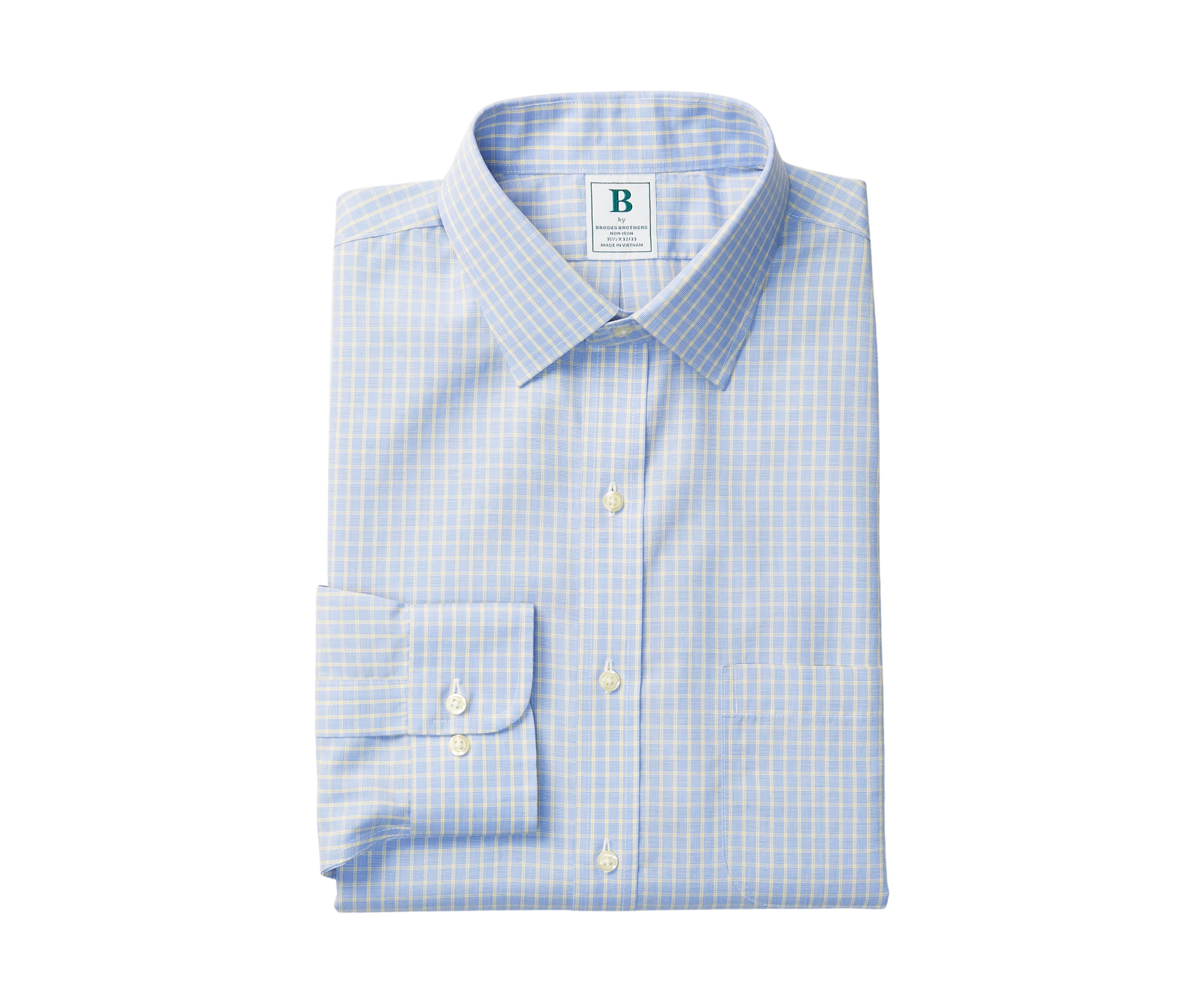 Regular Fit Non-Iron Check Dress Shirt