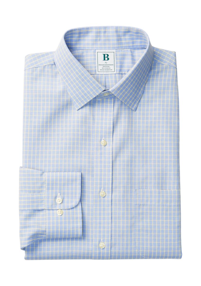 Regular Fit Non-Iron Check Dress Shirt