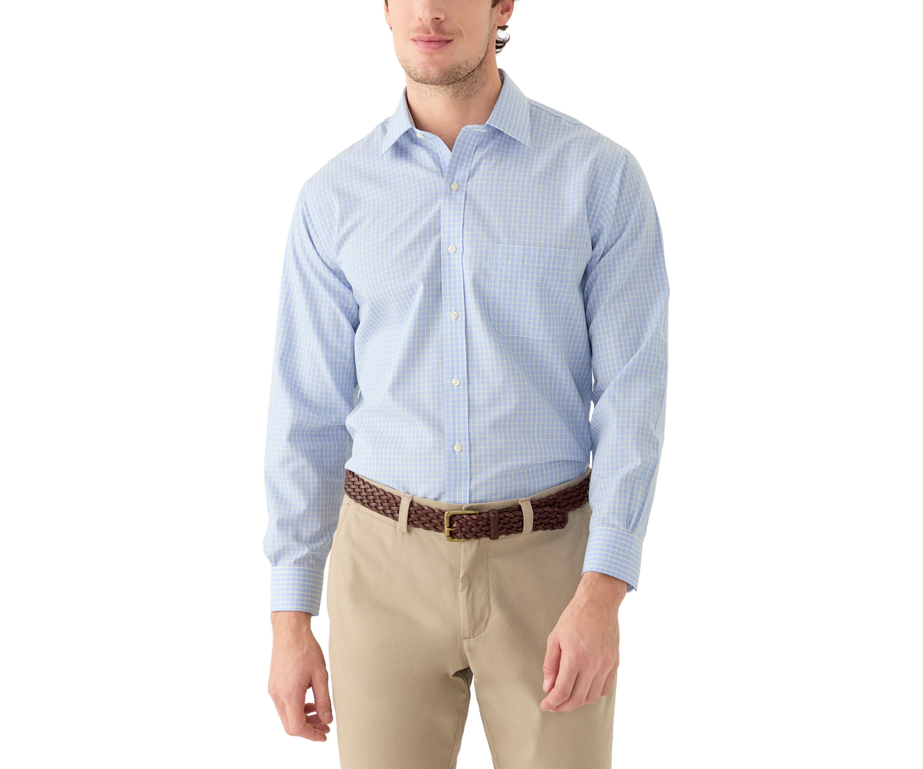 Regular Fit Non-Iron Check Dress Shirt
