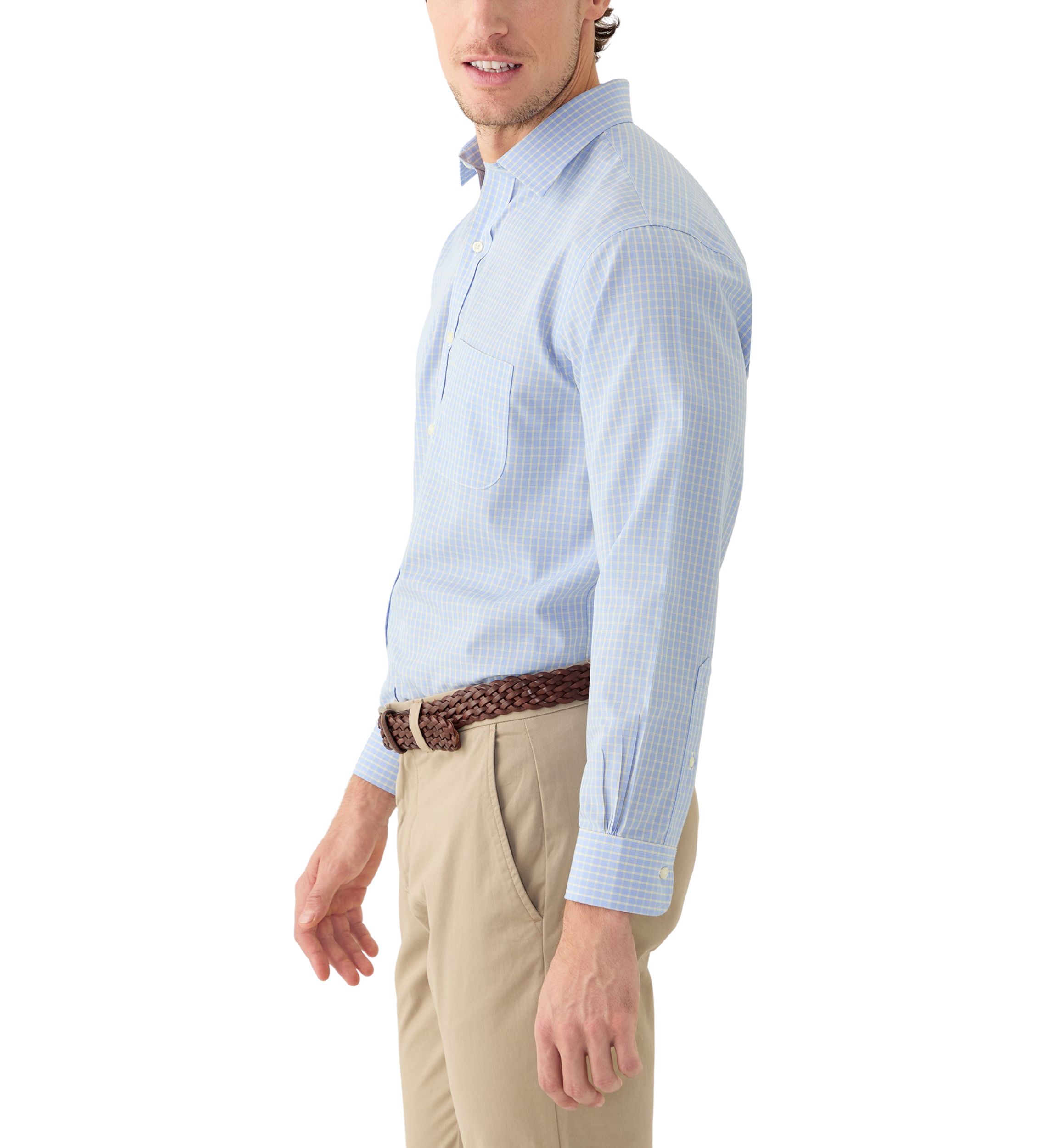 Regular Fit Non-Iron Check Dress Shirt