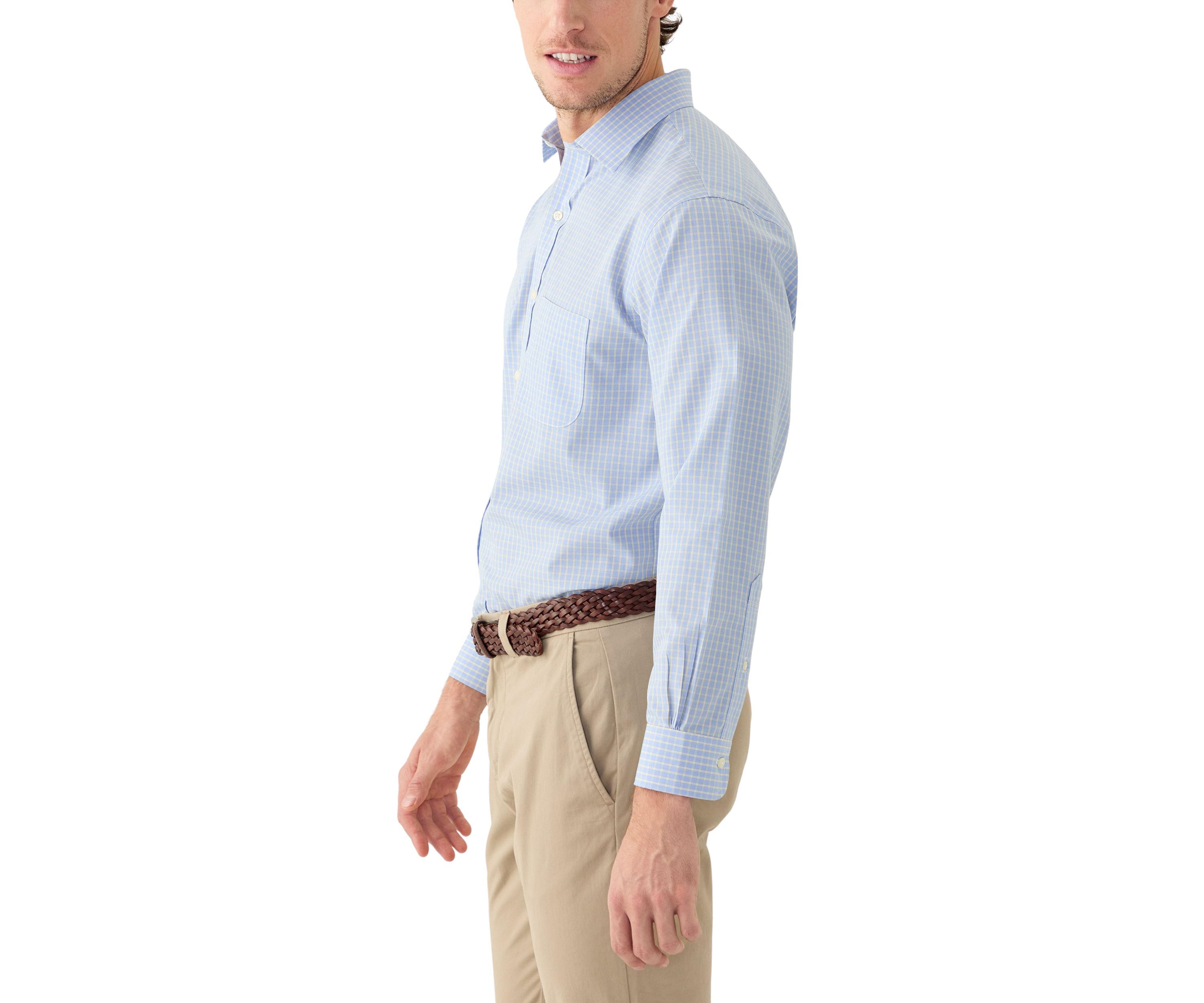 Regular Fit Non-Iron Check Dress Shirt