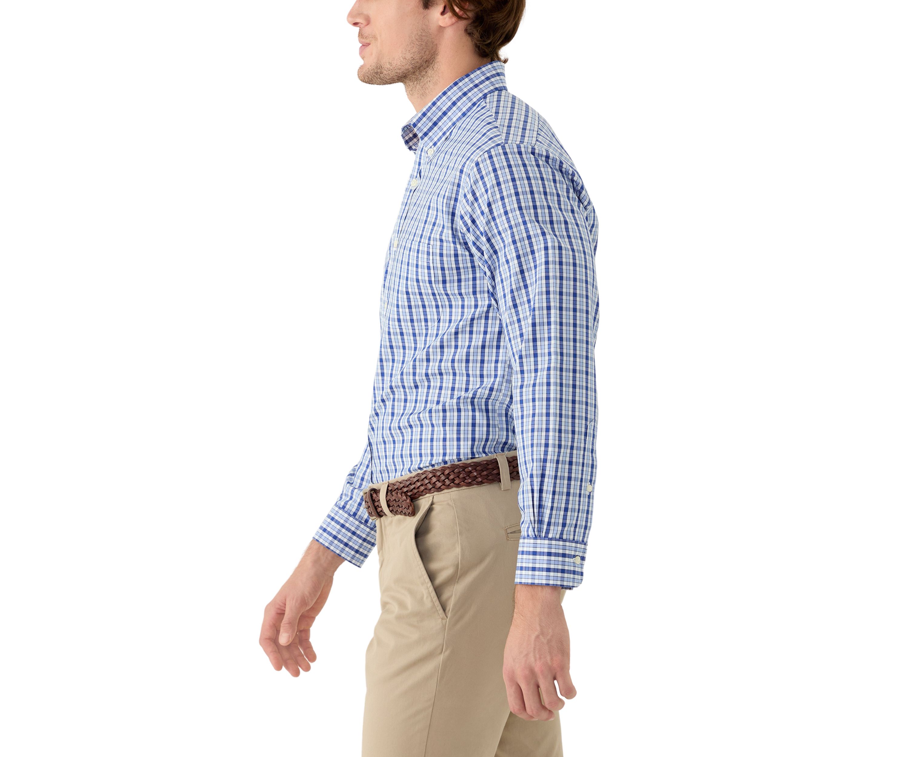 Regular Fit Non-Iron Check Dress Shirt