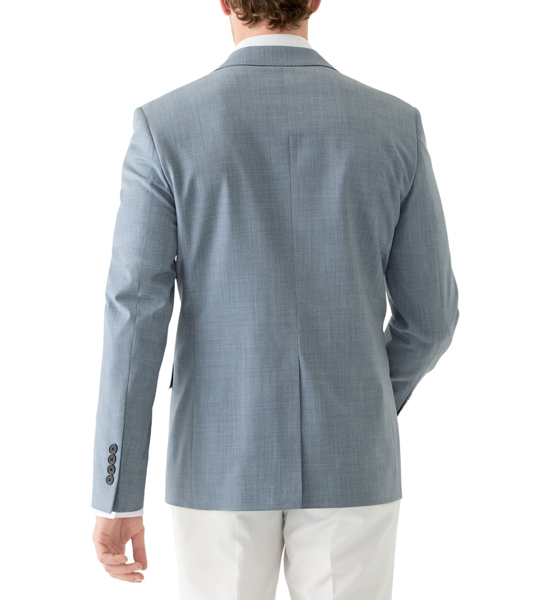 Wool Stretch Classic Fit Suit Jacket