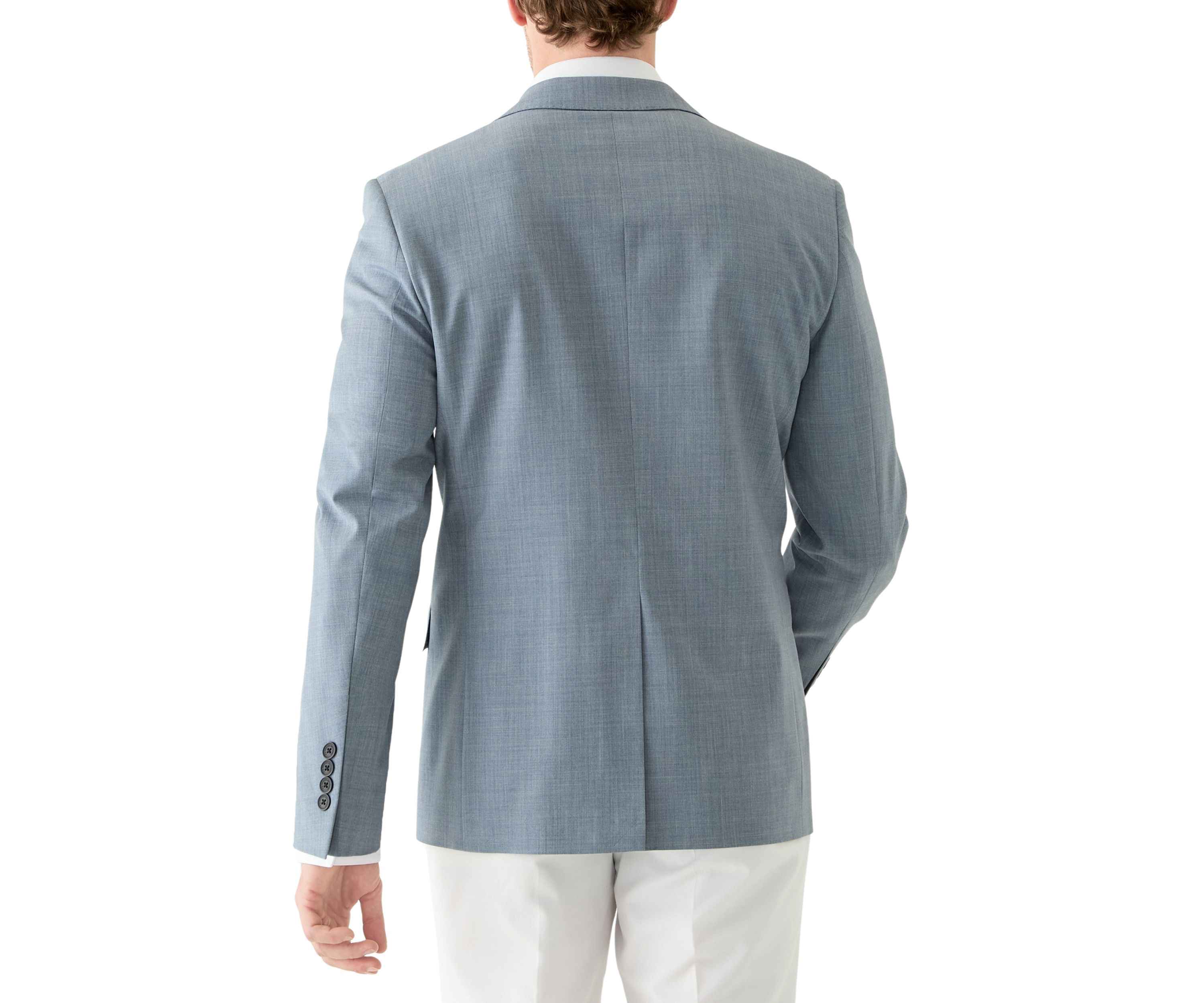 Wool Stretch Classic Fit Suit Jacket